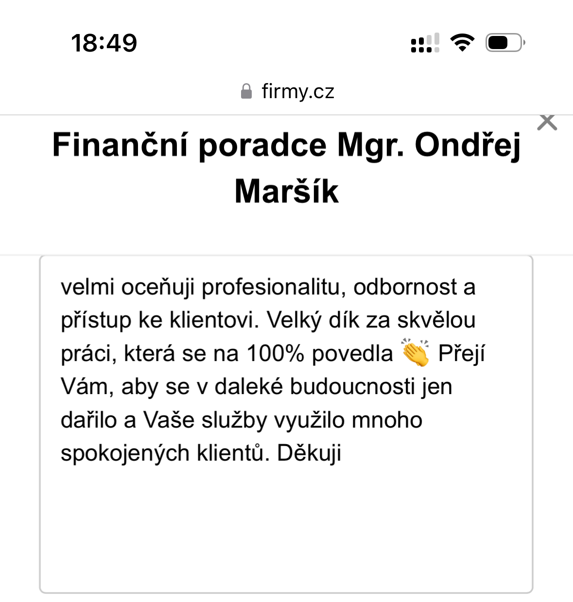 Finanční poradce Mgr. Ondřej Maršík foto 2
