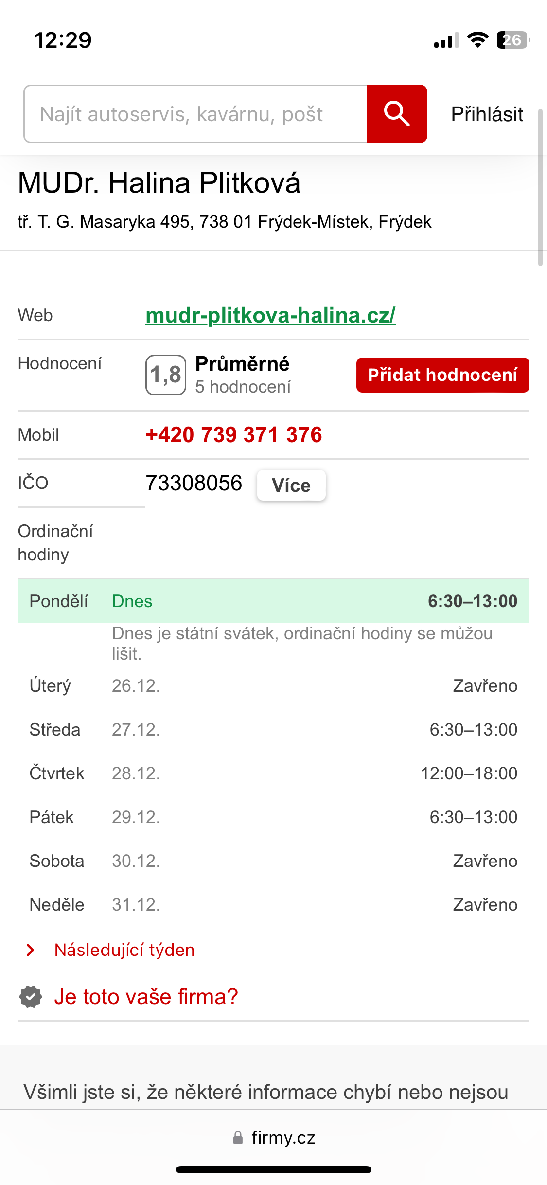 MUDr. Halina Plitková foto 6