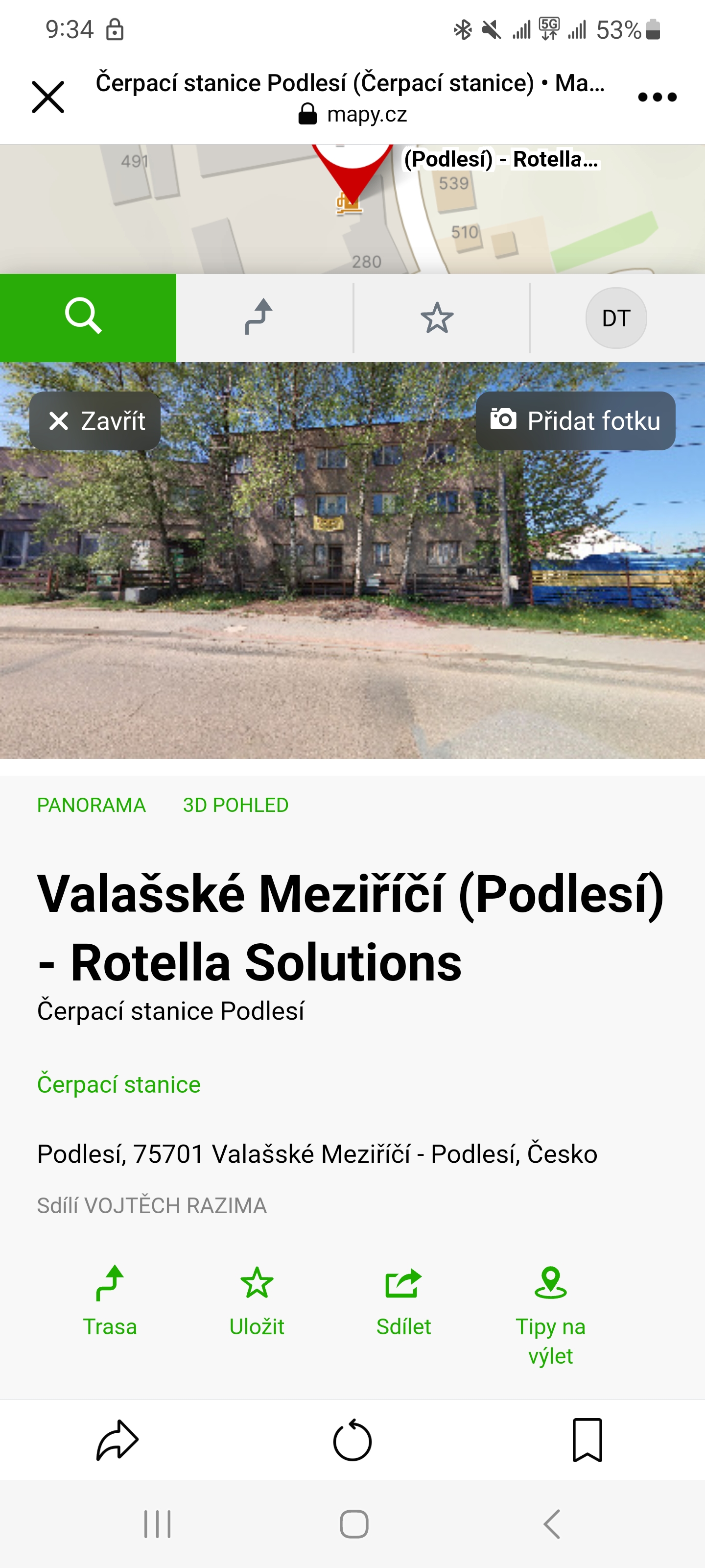 Čerpací stanice Podlesí foto 2