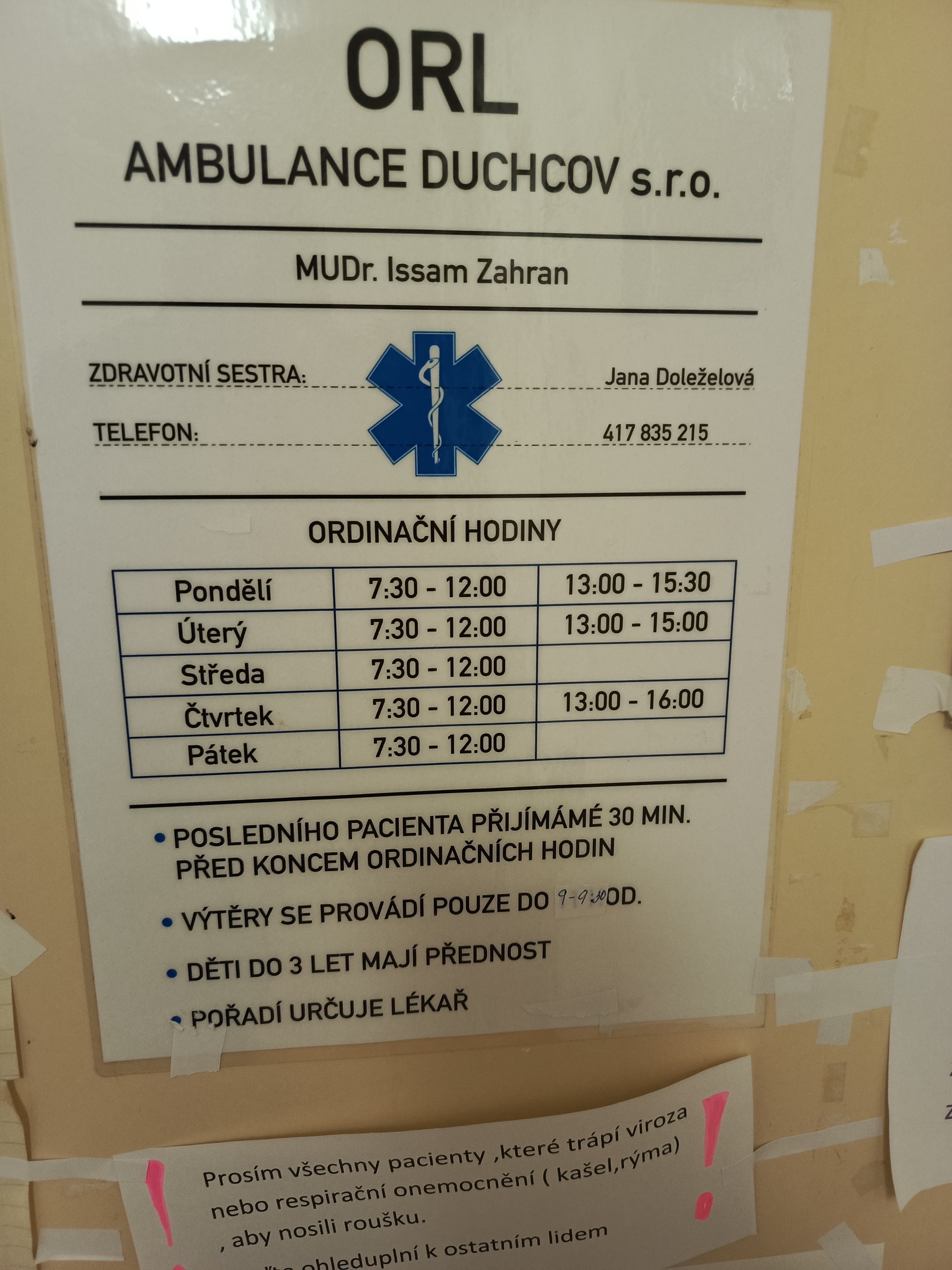 ORL ambulance Duchcov s.r.o. foto 2