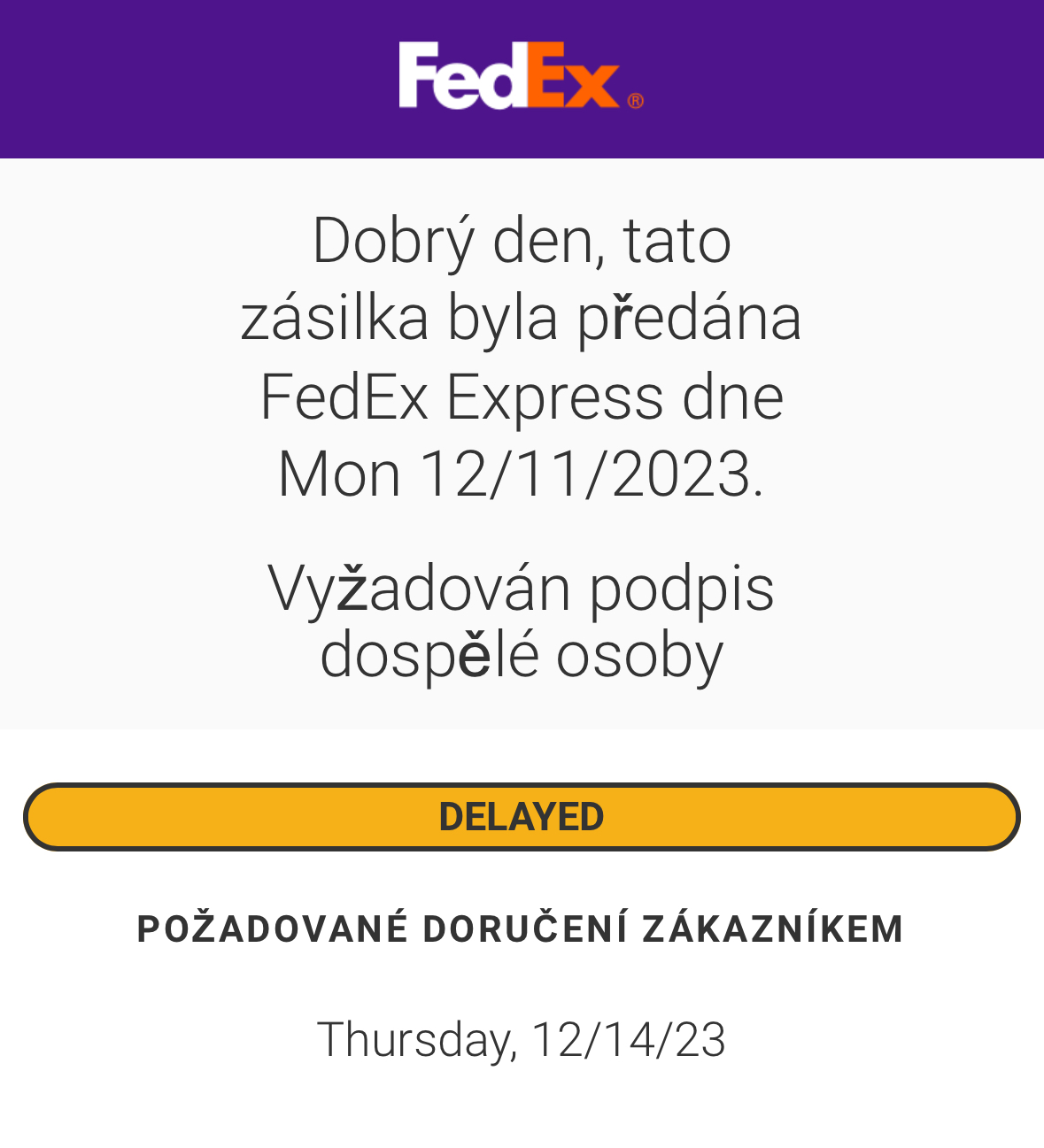 FedEx Express Czech Republic, s.r.o. foto 3