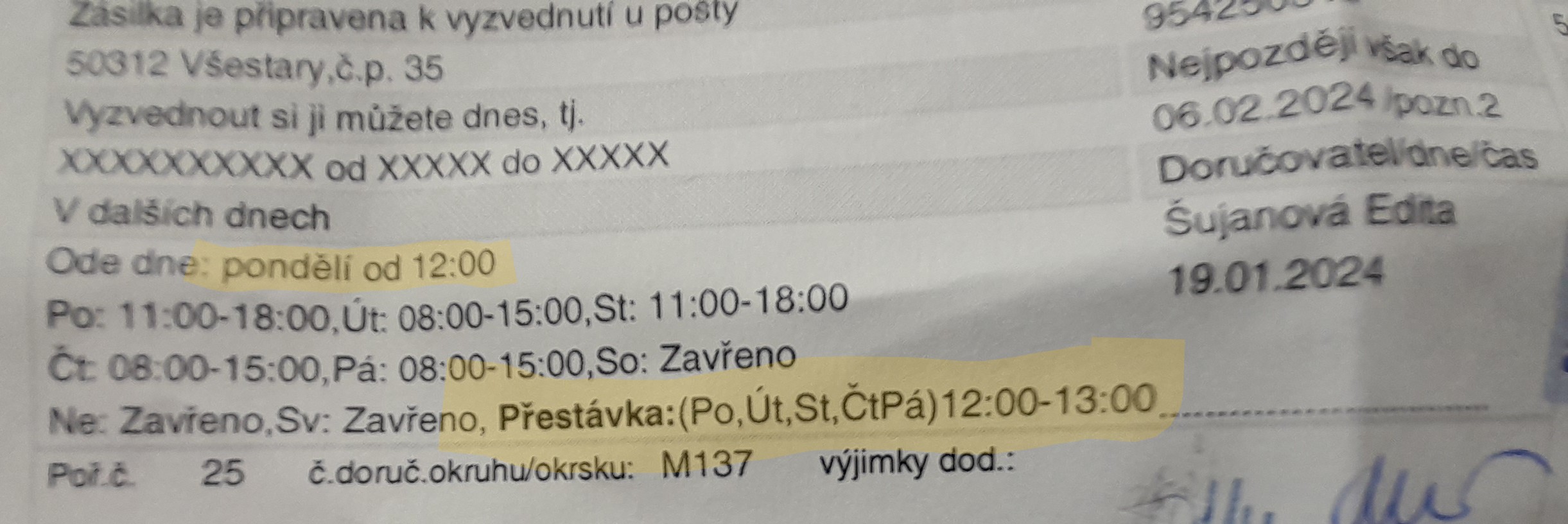 Pošta Všestary foto 3