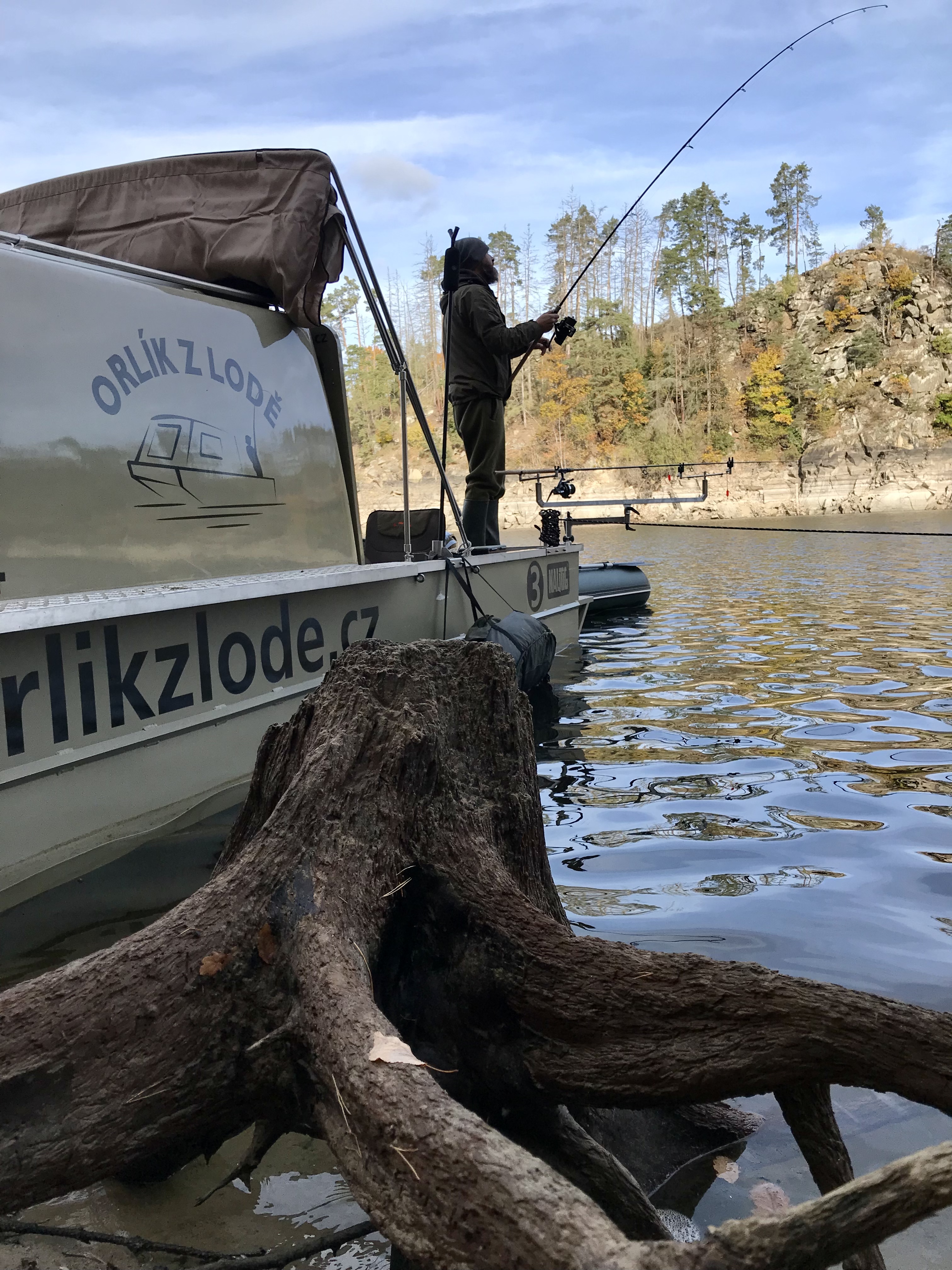 Orlík z lodě foto 3