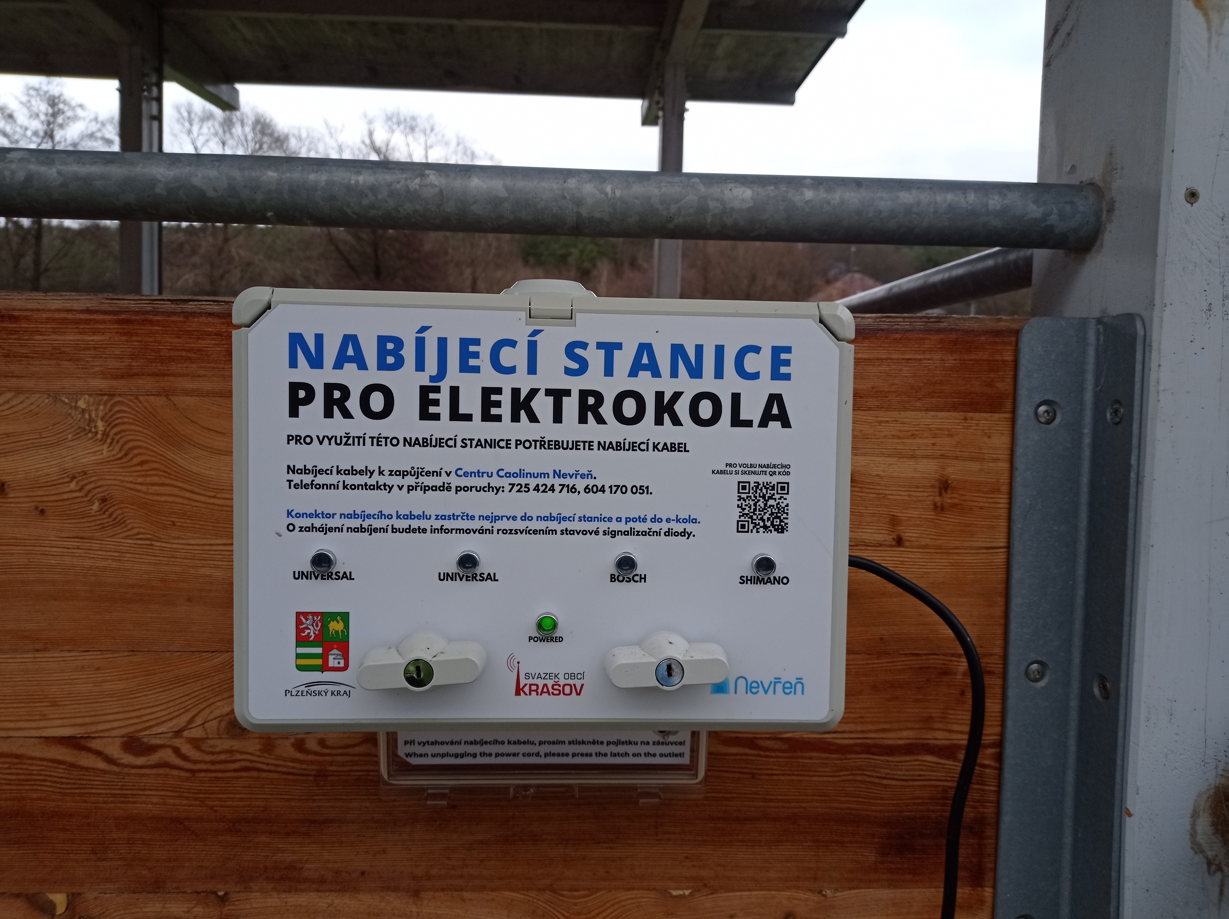 Nabíjecí stanice pro elektrokola - Centrum Caolinum Nevřeň foto 6