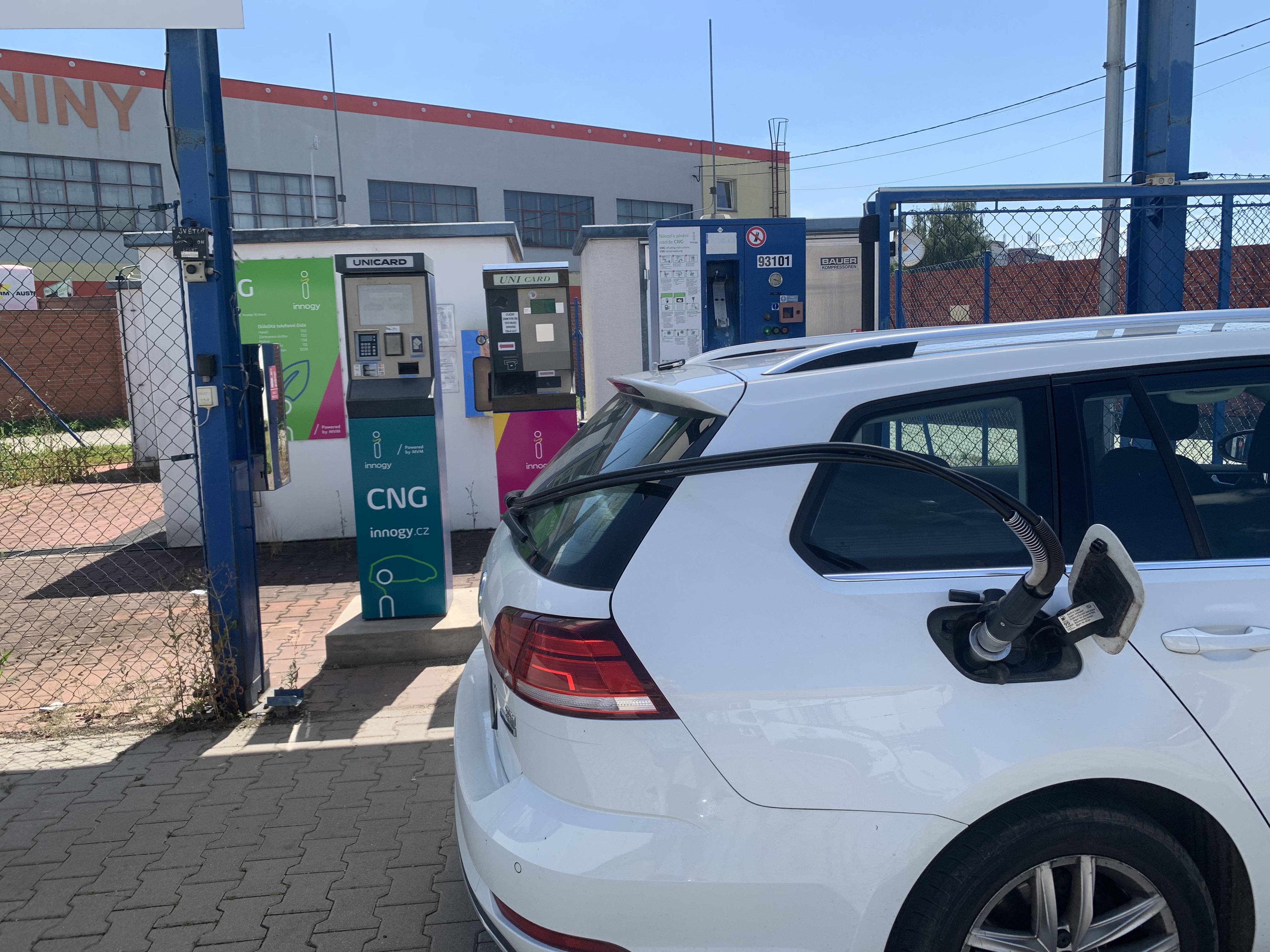 innogy plnicí stanice CNG foto 2