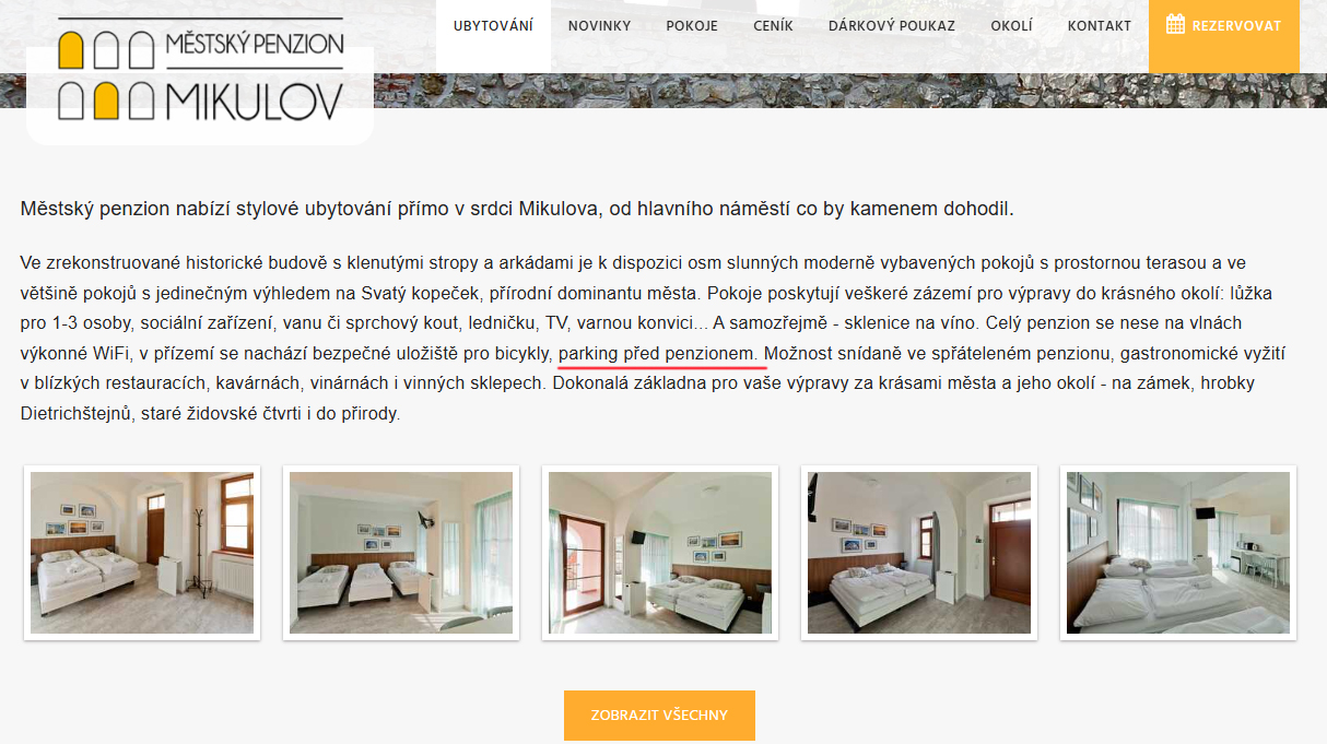 Městský penzion Mikulov foto 2