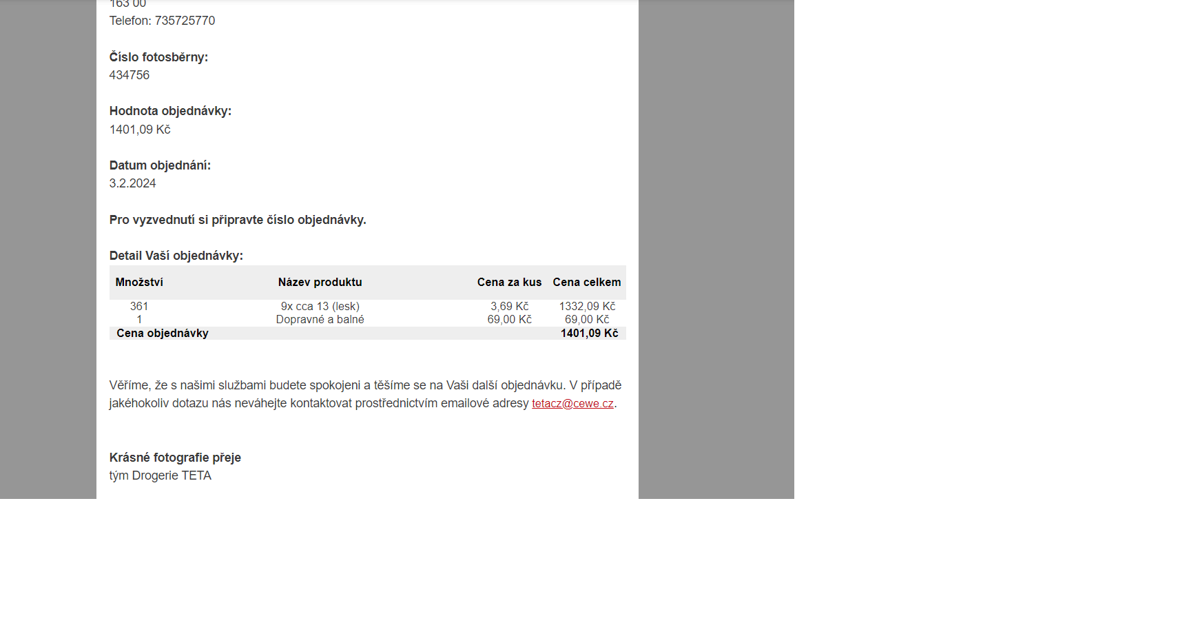 TETA drogerie foto 4