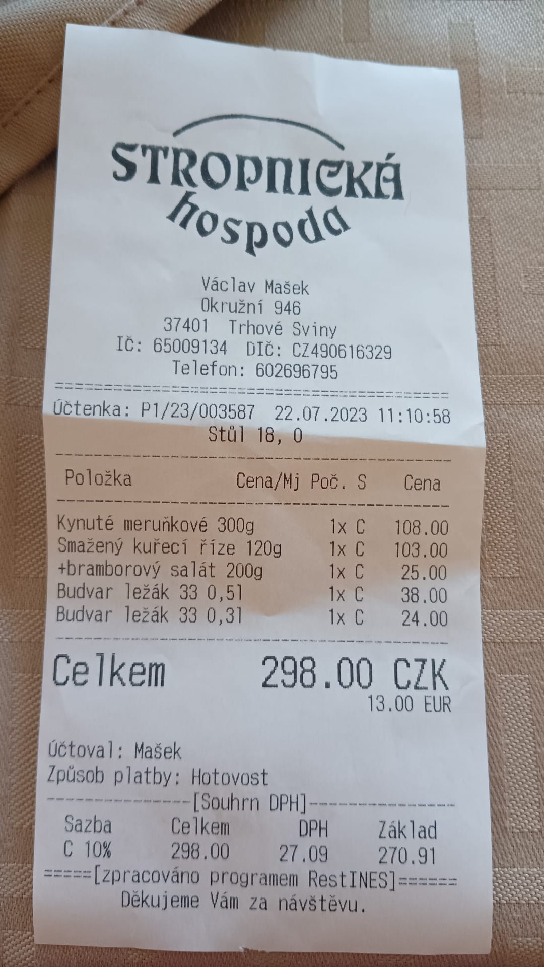 Stropnická hospoda foto 5