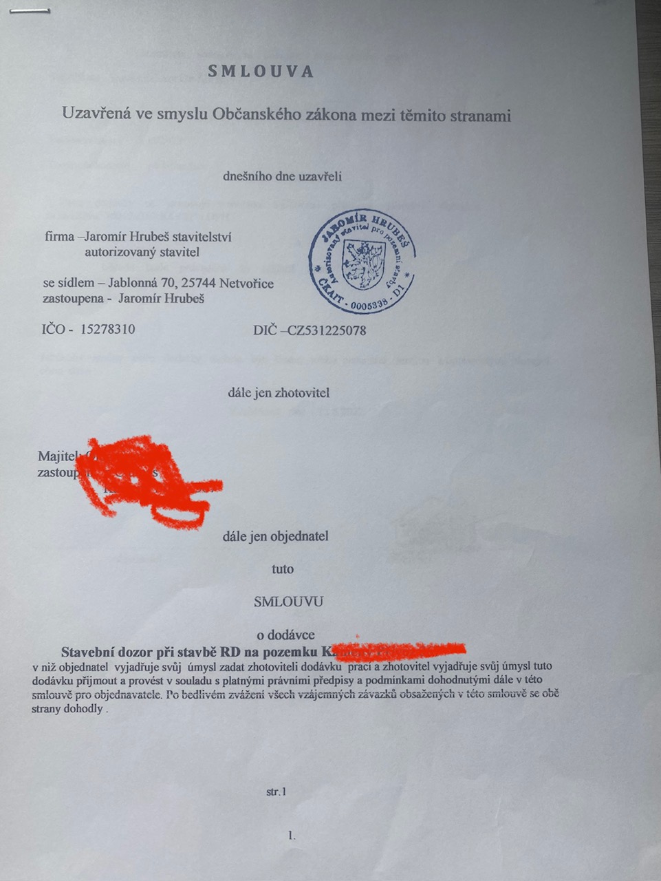 Stavitelství Jaromír Hrubeš foto 2