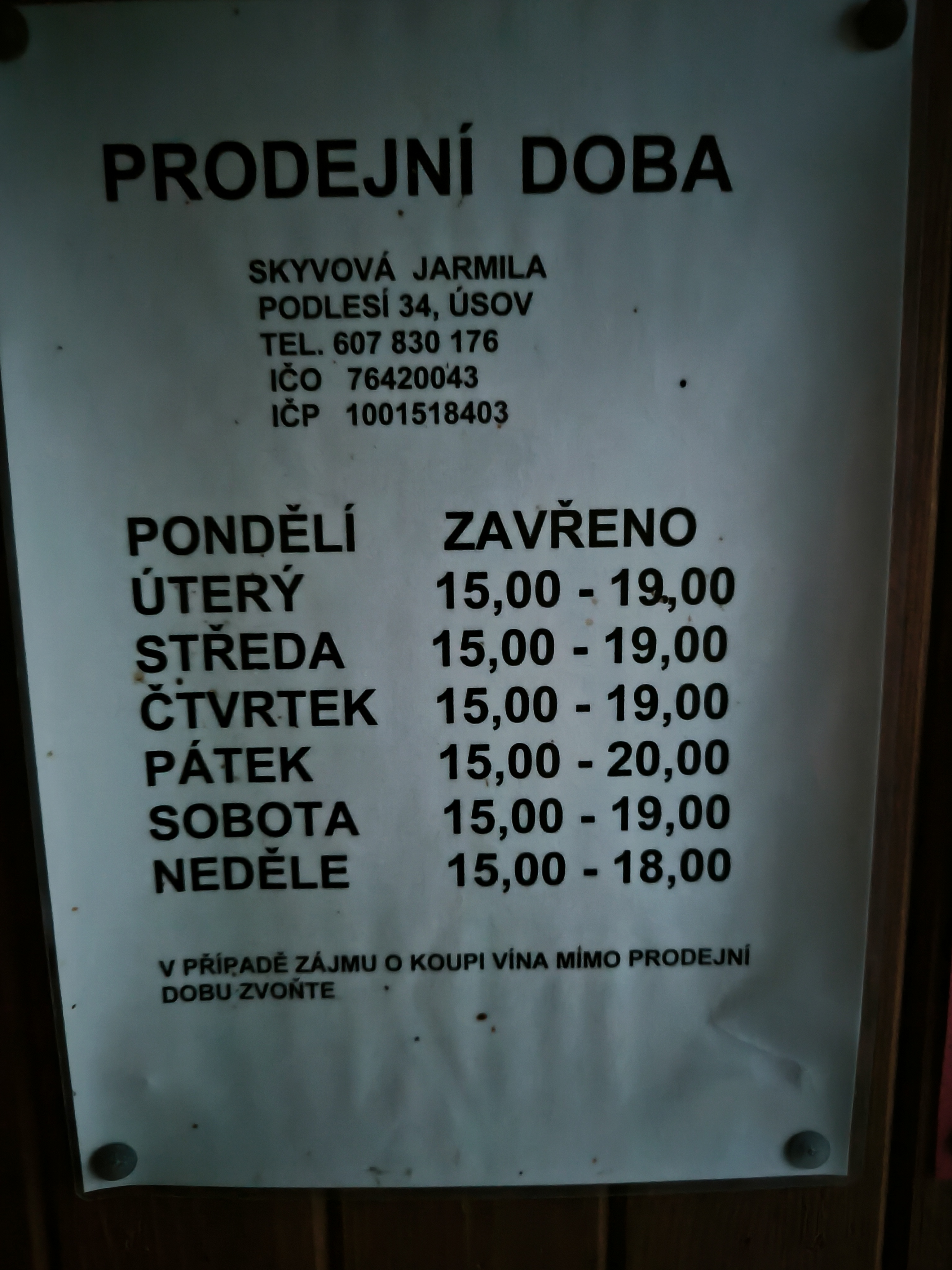 Vinotéka Jarmila Skyvová foto 1