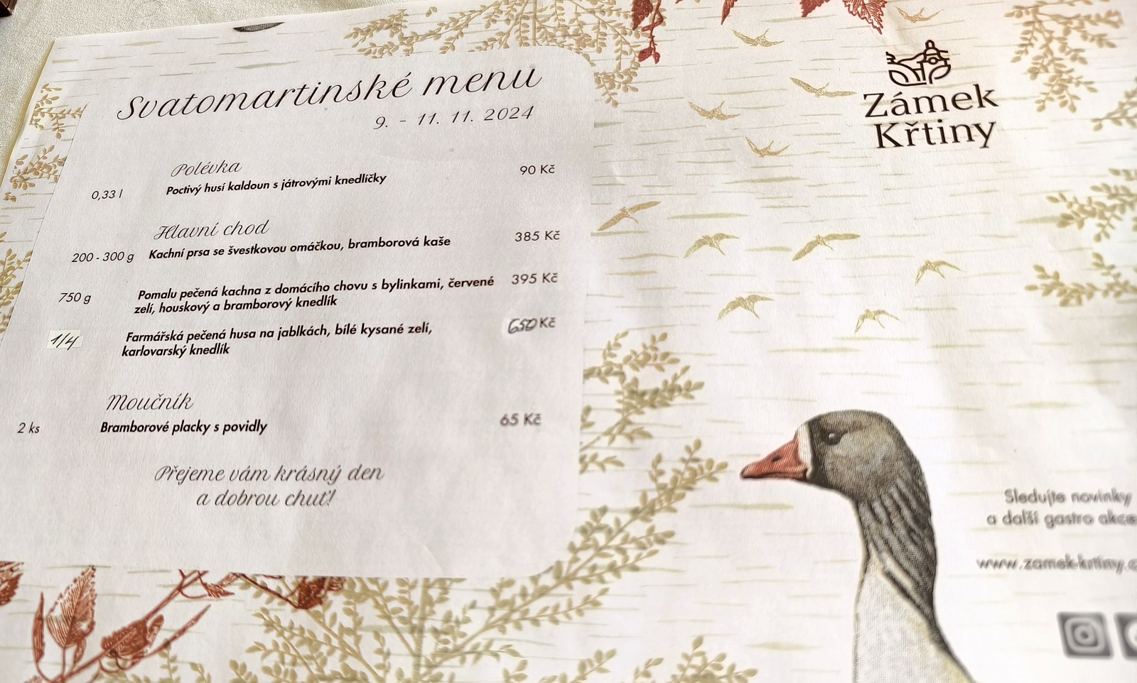 Zámecká restaurace Křtiny foto 6