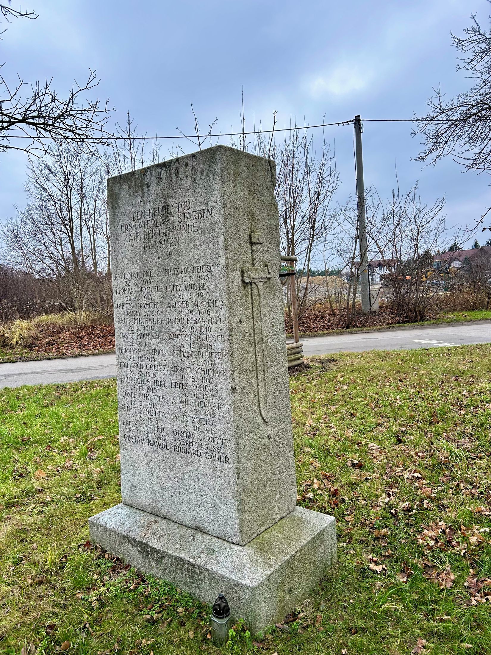 pomnik poległych Rędzin Wrocław