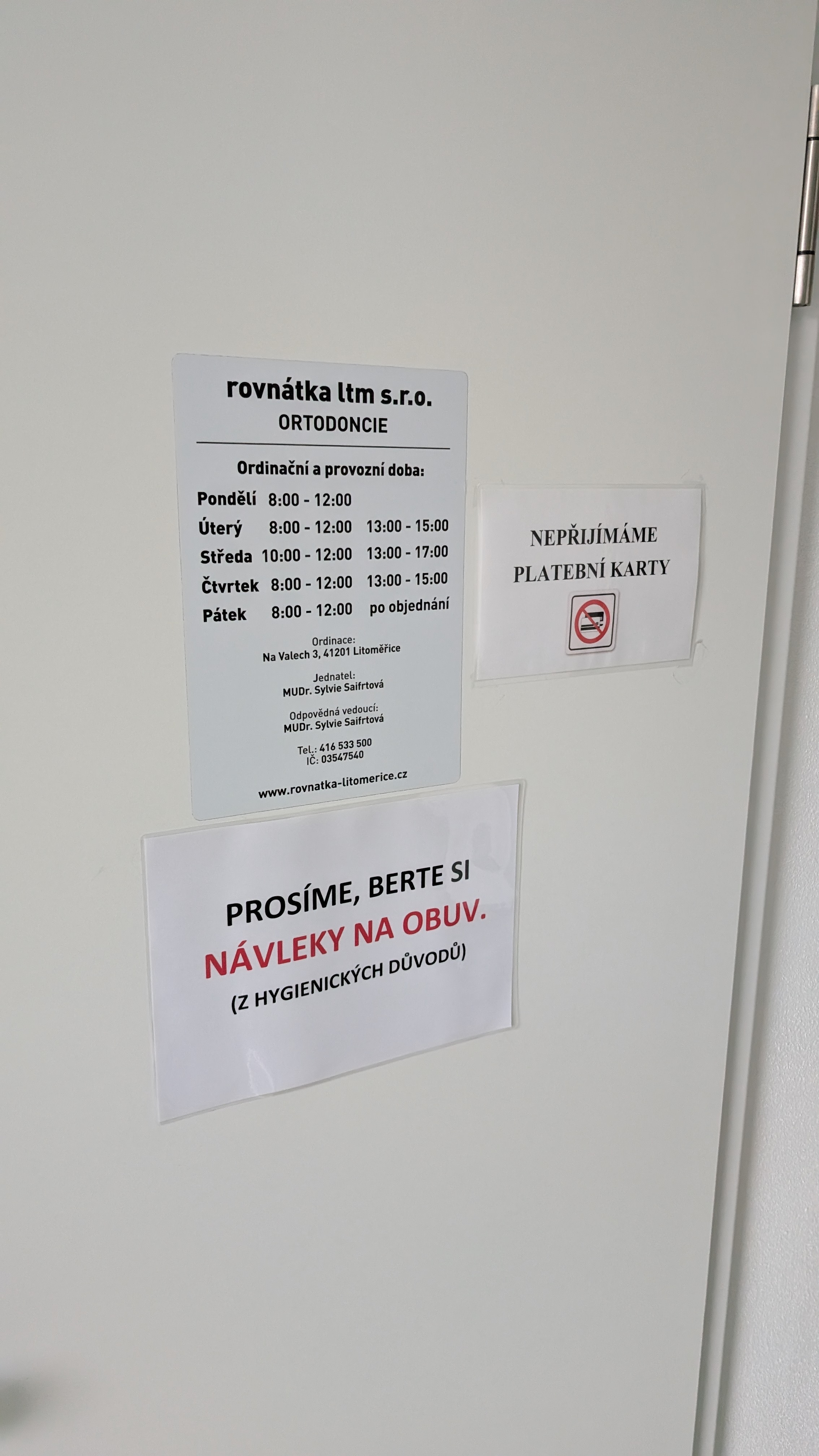 MUDr. Sylvie Saifrtová, rovnátka ltm foto 2