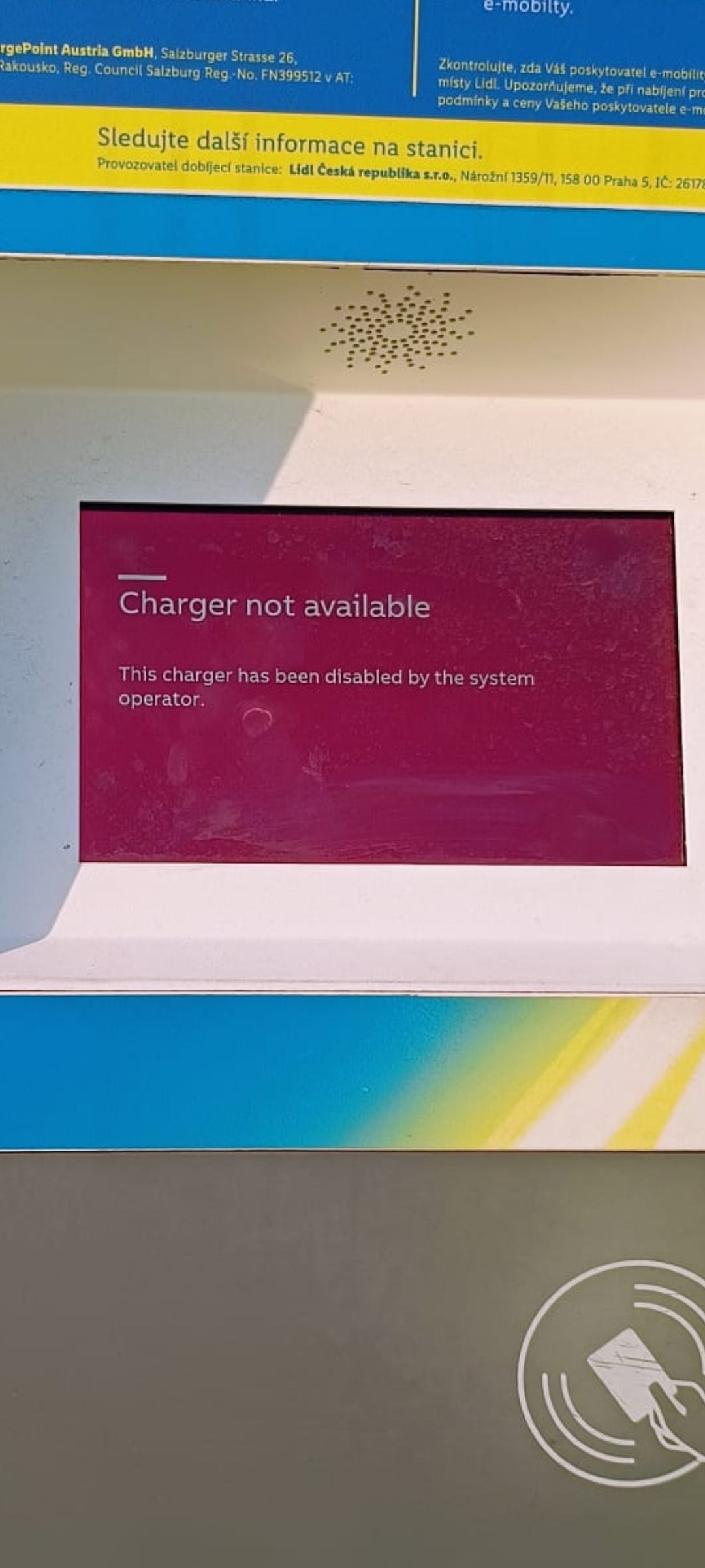 Nabíjecí stanice Lidl foto 3