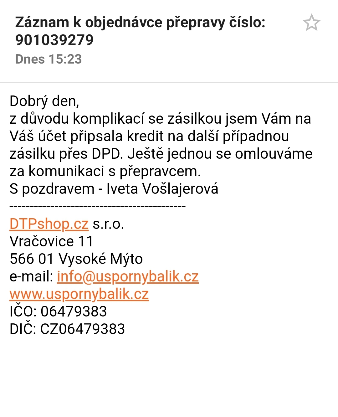 Úsporný balík foto 1