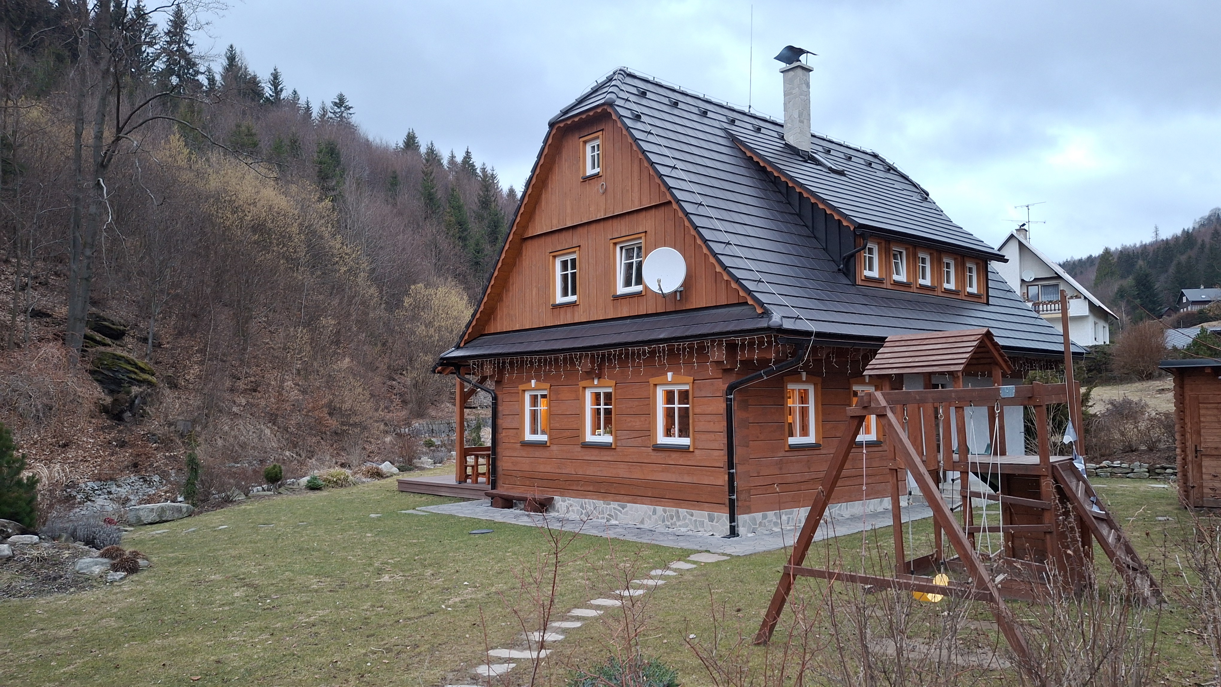 Roubenka u řeky - Kouty nad Desnou foto 2