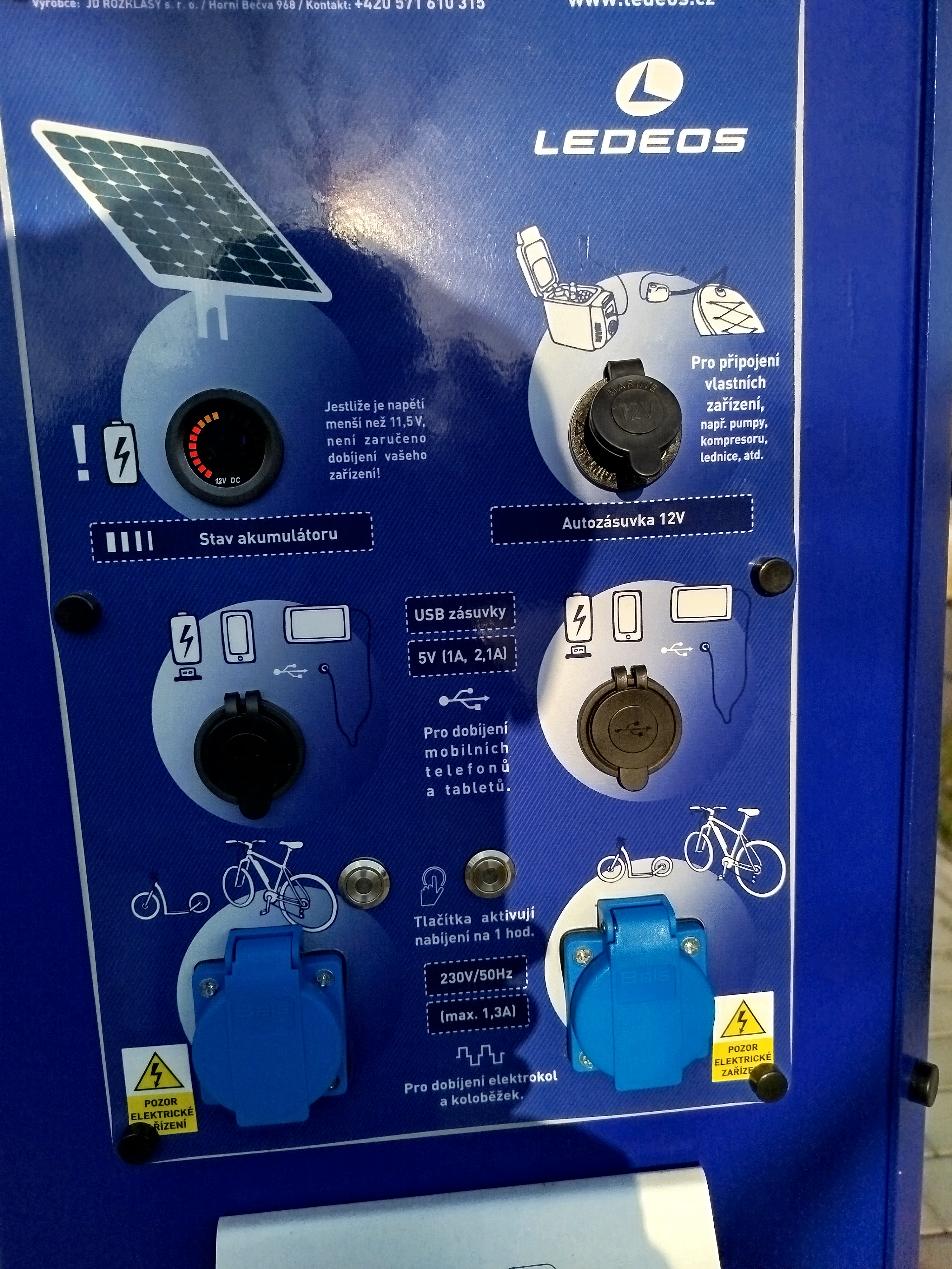 Nabíjecí stanice pro elektrokola - Ultramarinka foto 4