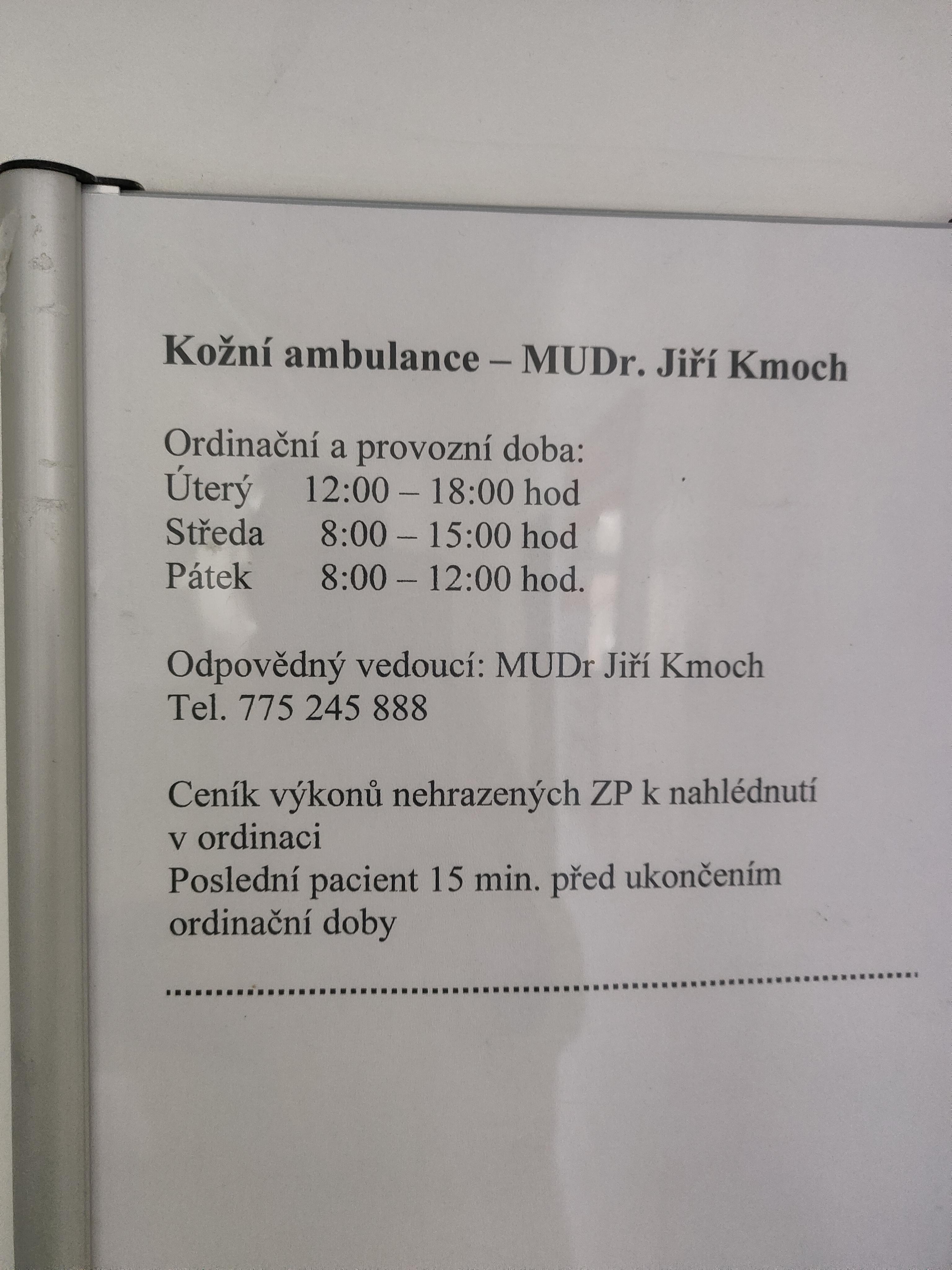 MUDr. Jiří Kmoch foto 1