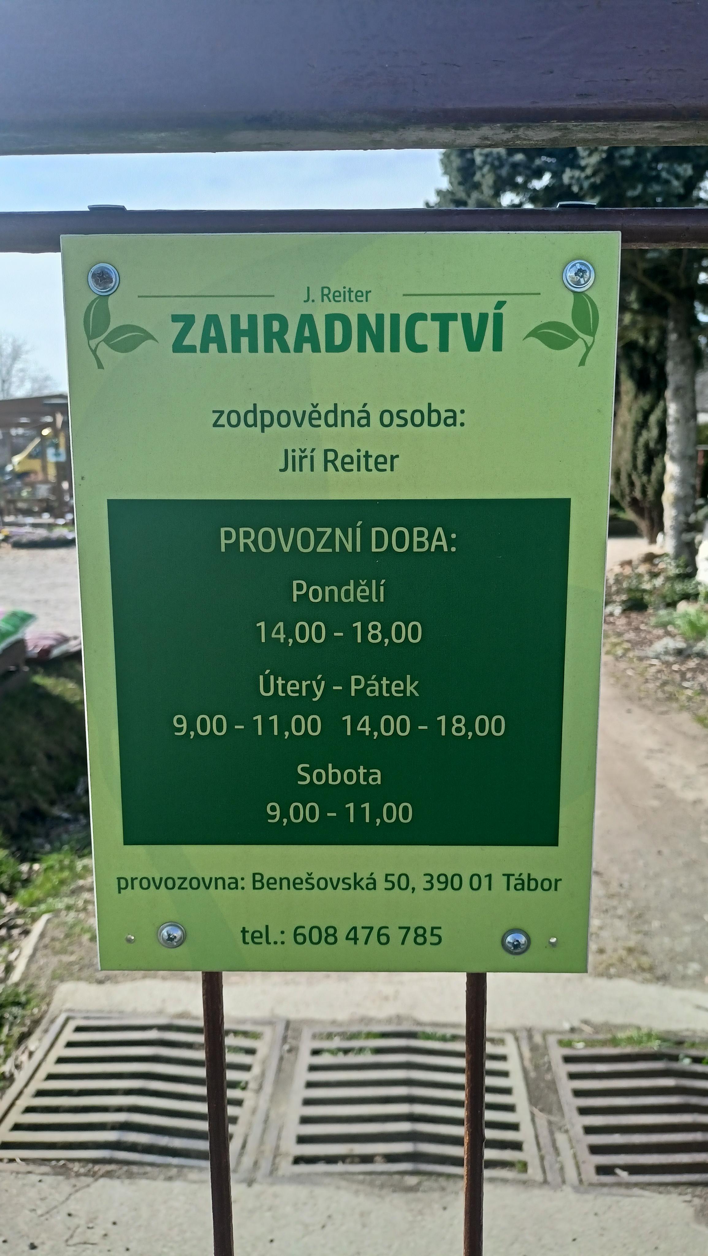 Zahradnictví Tábor – J.Reiter foto 6