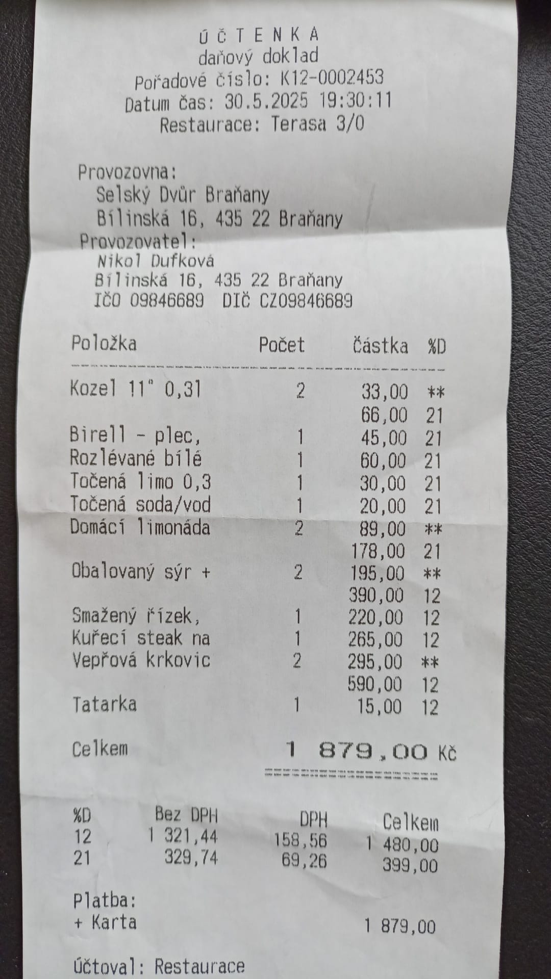 Restaurace Selský dvůr foto 2