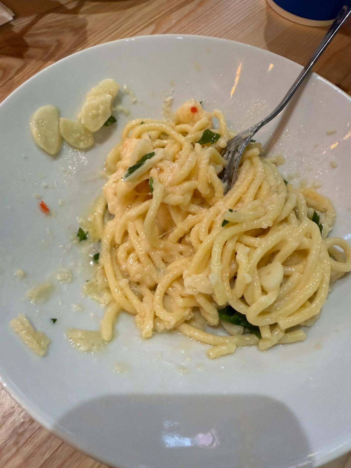 Spaghetti Parmigiano foto 2