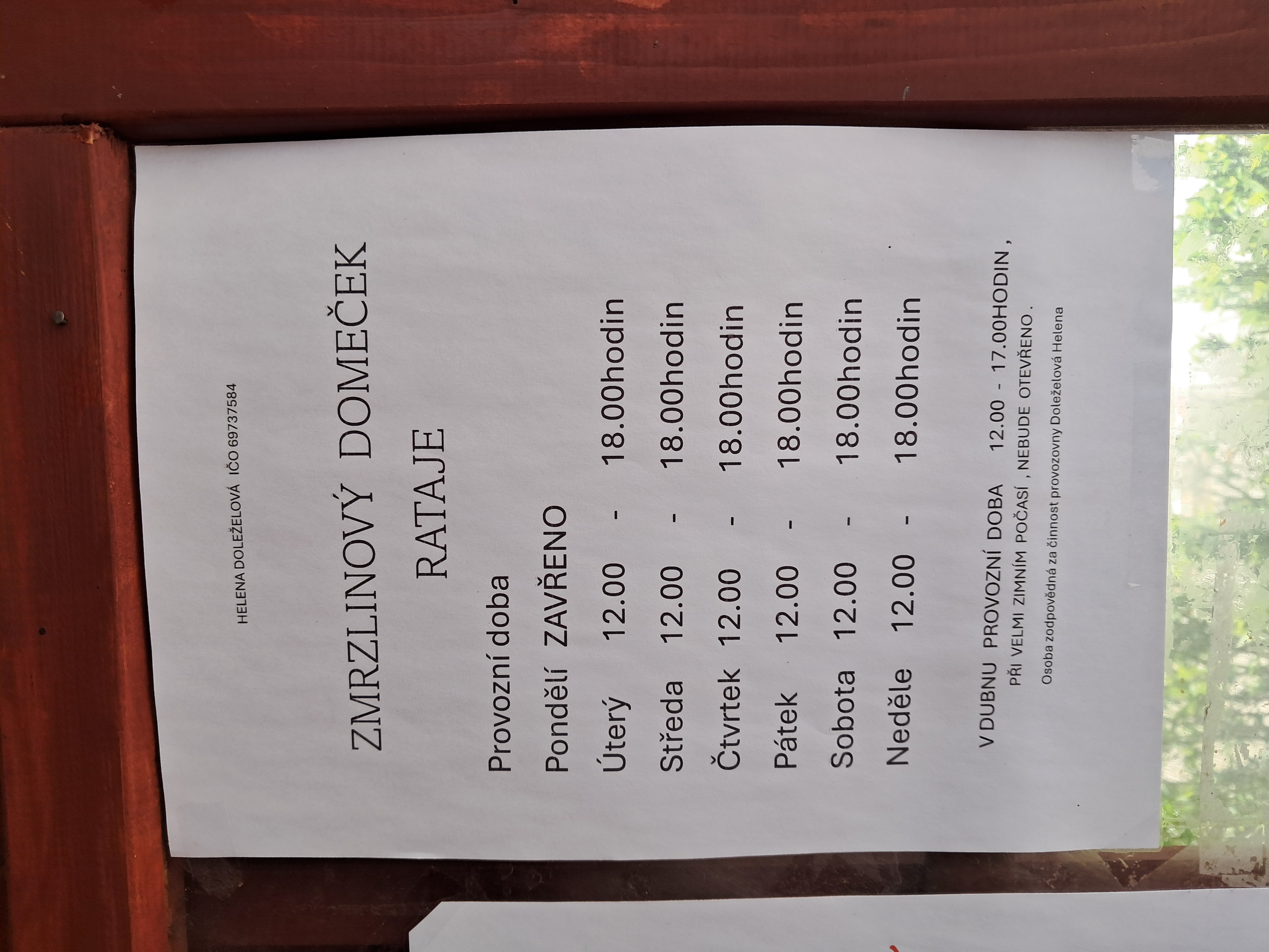 Točená zmrzlina Rataje foto 2