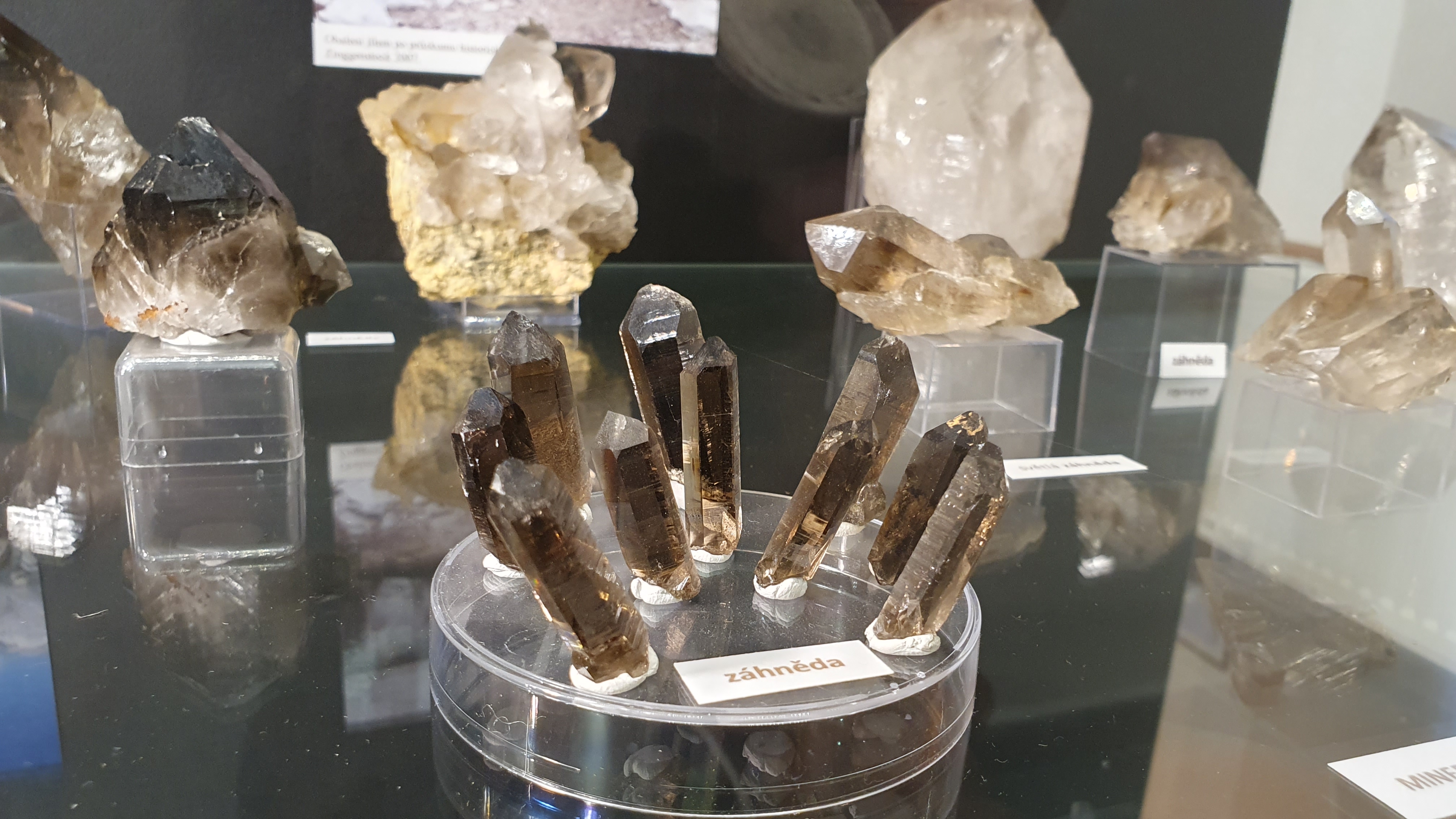 Expozice mineralogie Horažďovice foto 6