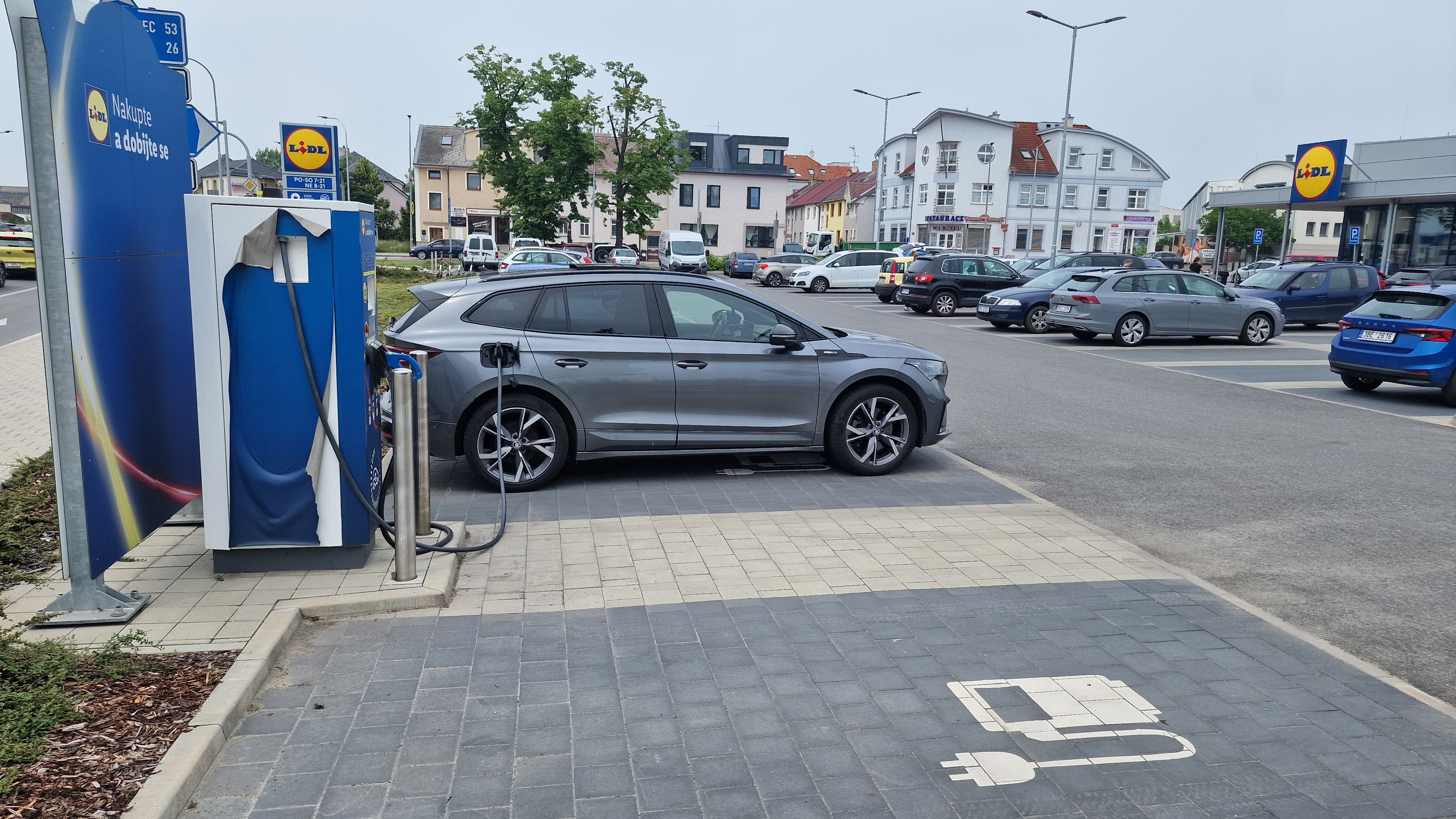 Nabíjecí stanice Lidl foto 2