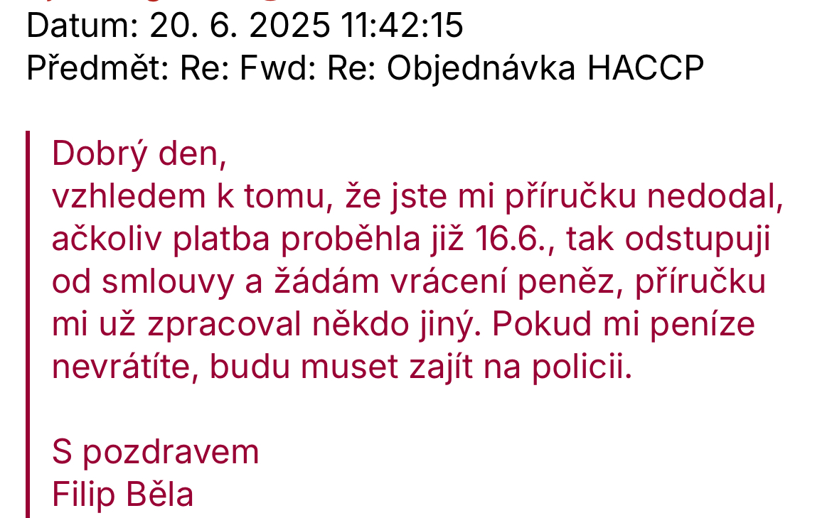 HACCP - Mgr. Jaroslav Močigemba foto 3