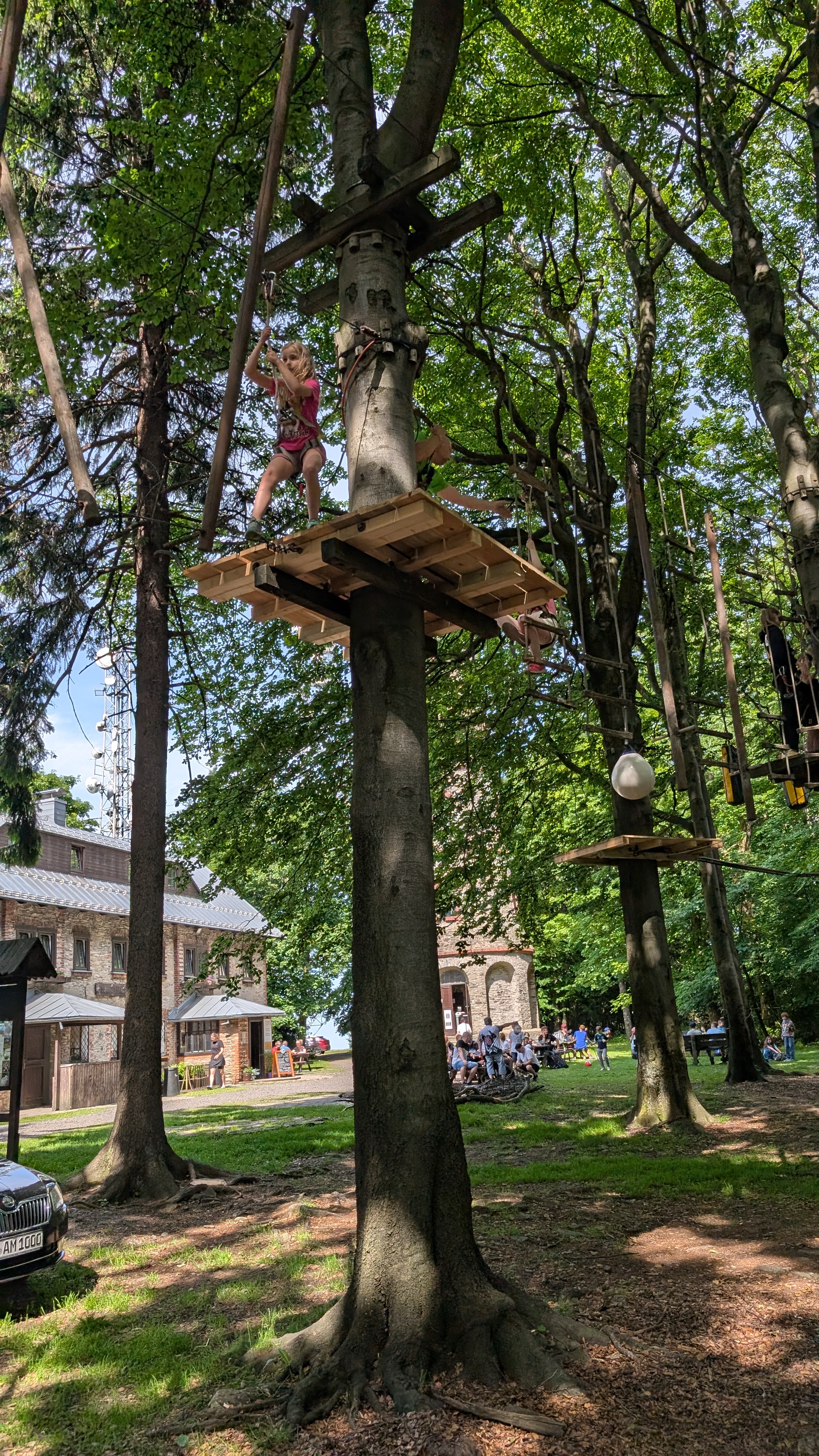 Lanový park Jedlová foto 2