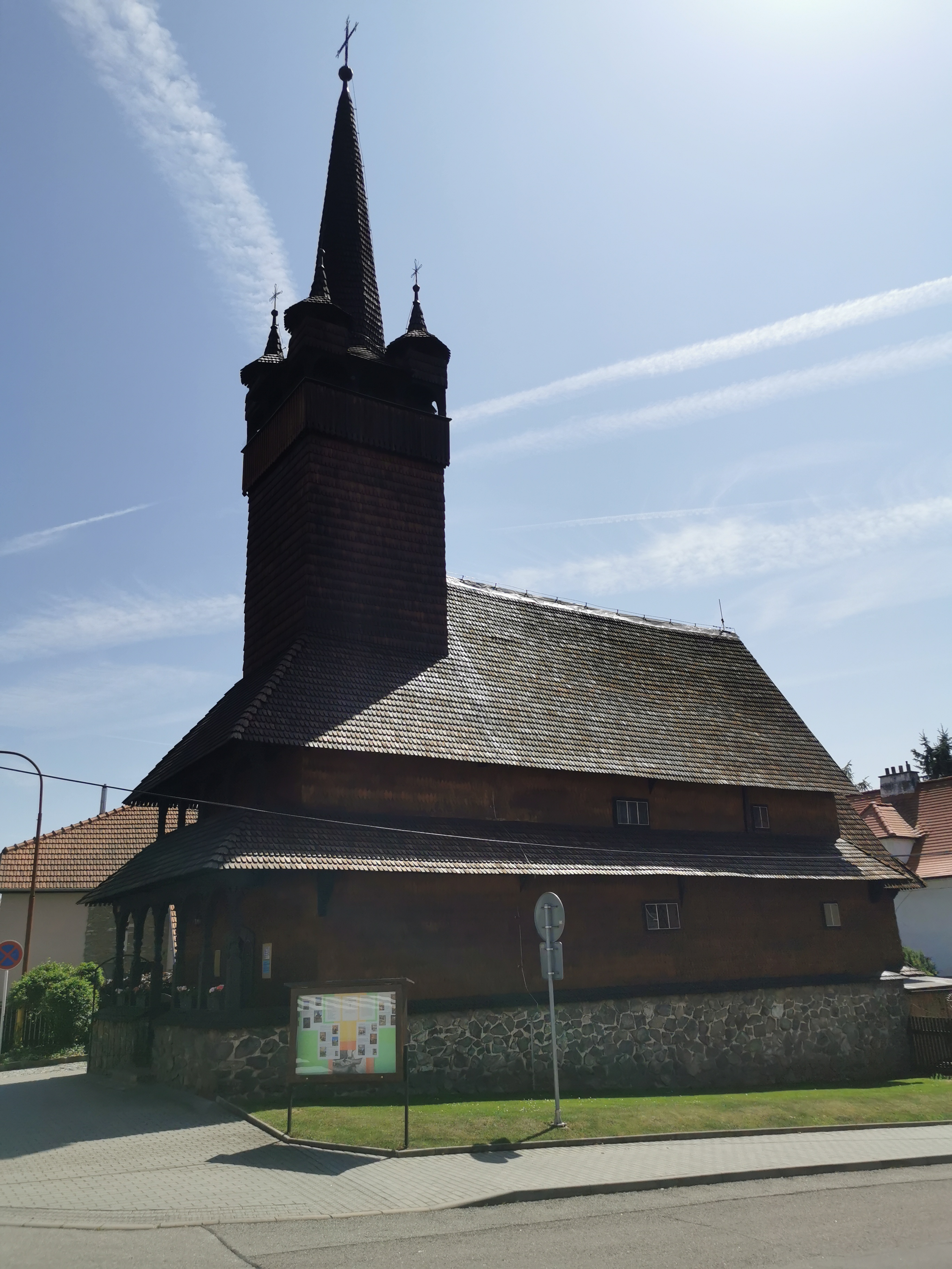 Dřevěný kostel Blansko foto 1