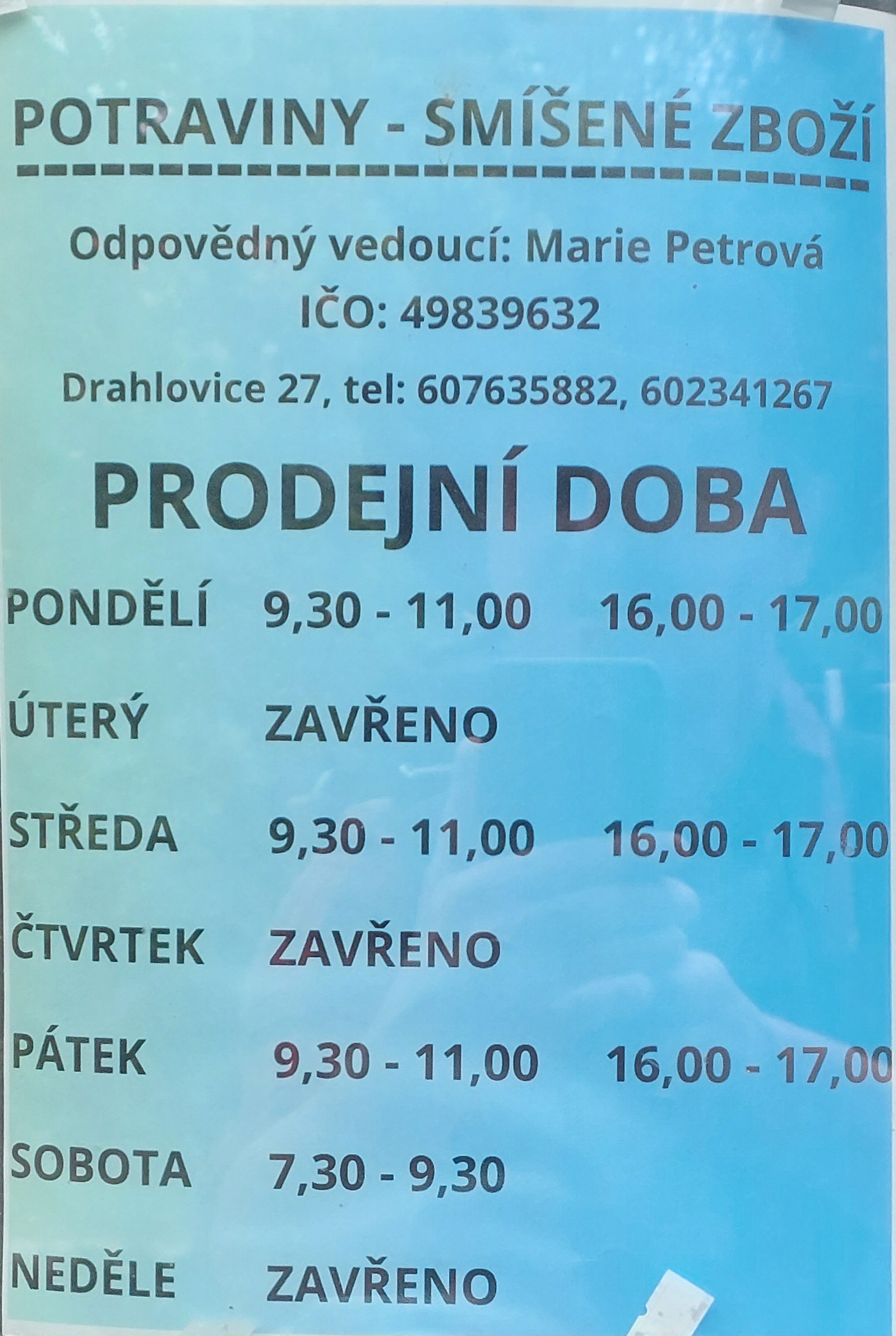 Potraviny Podbrdy foto 1