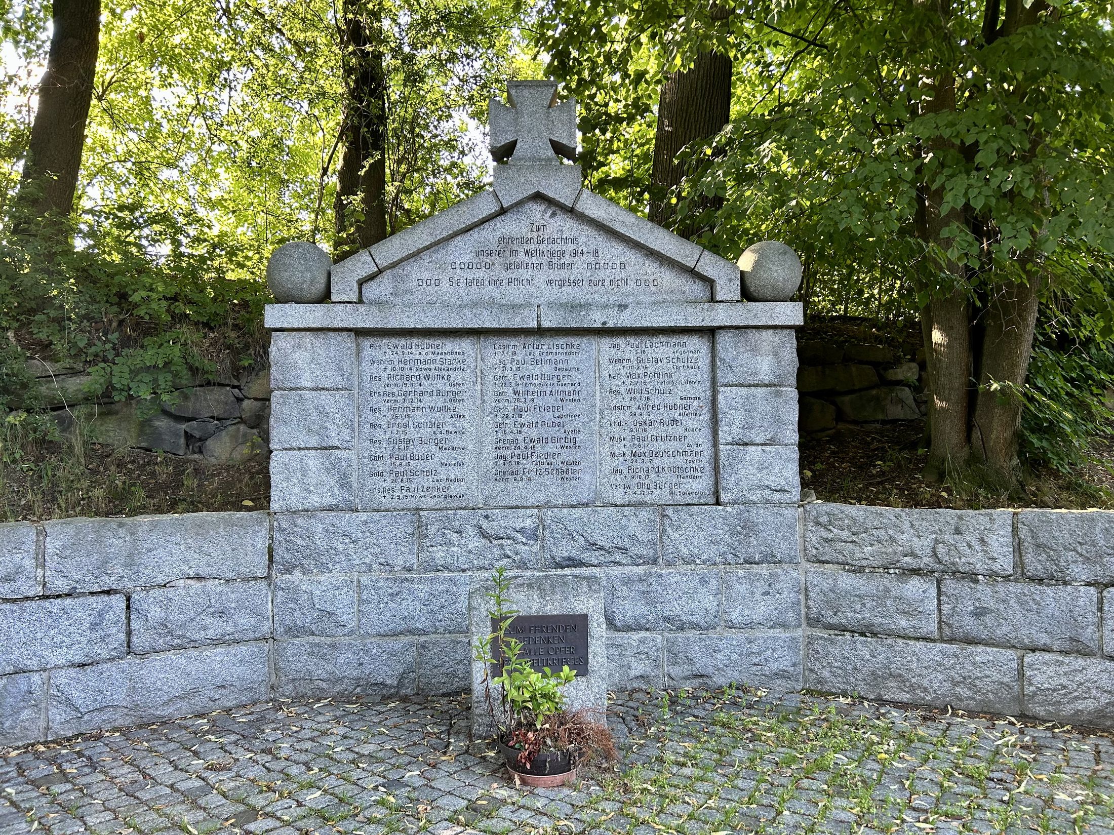 niemieckie pomniki wojenne