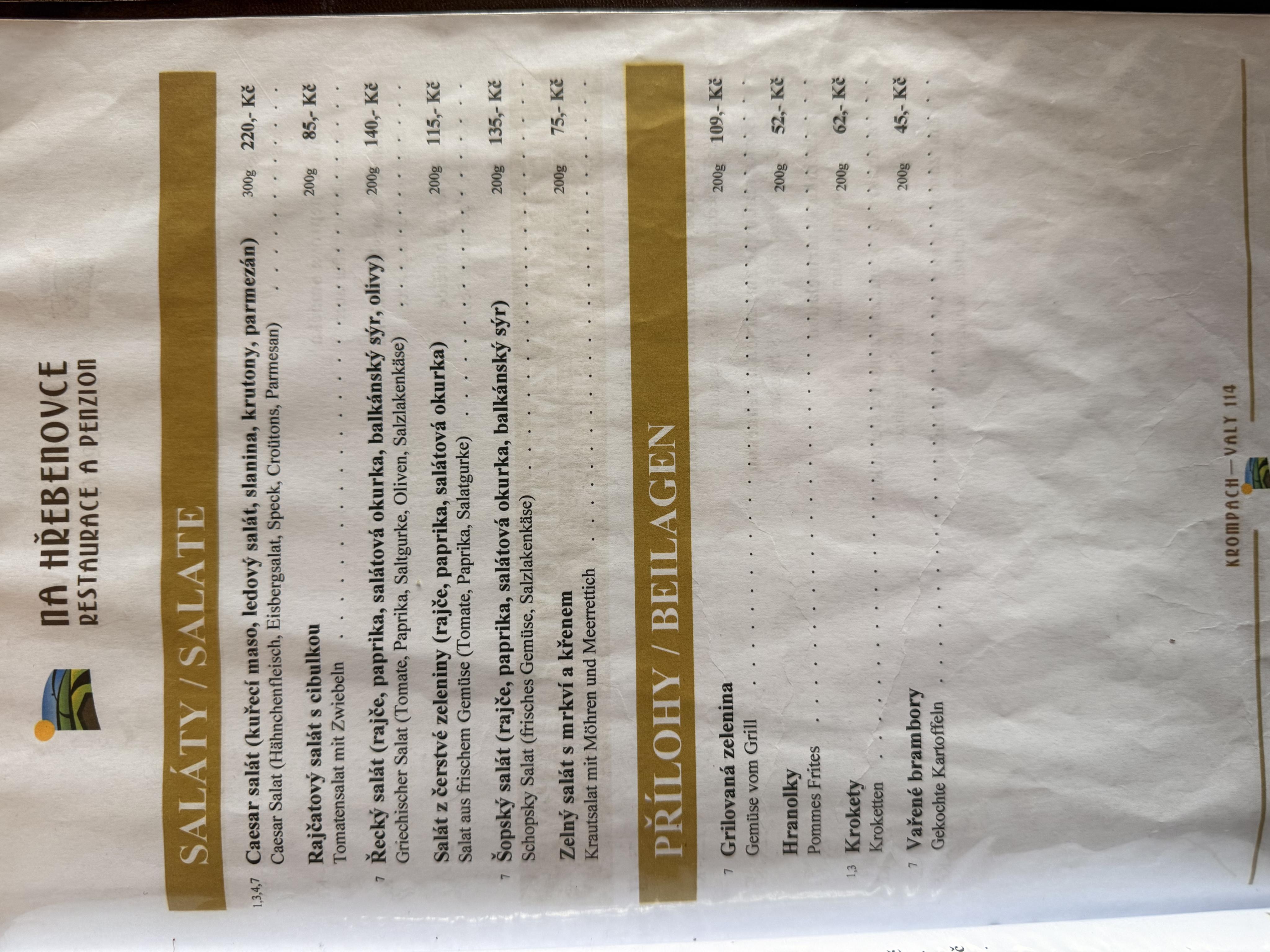 Restaurace Na Hřebenovce foto 5