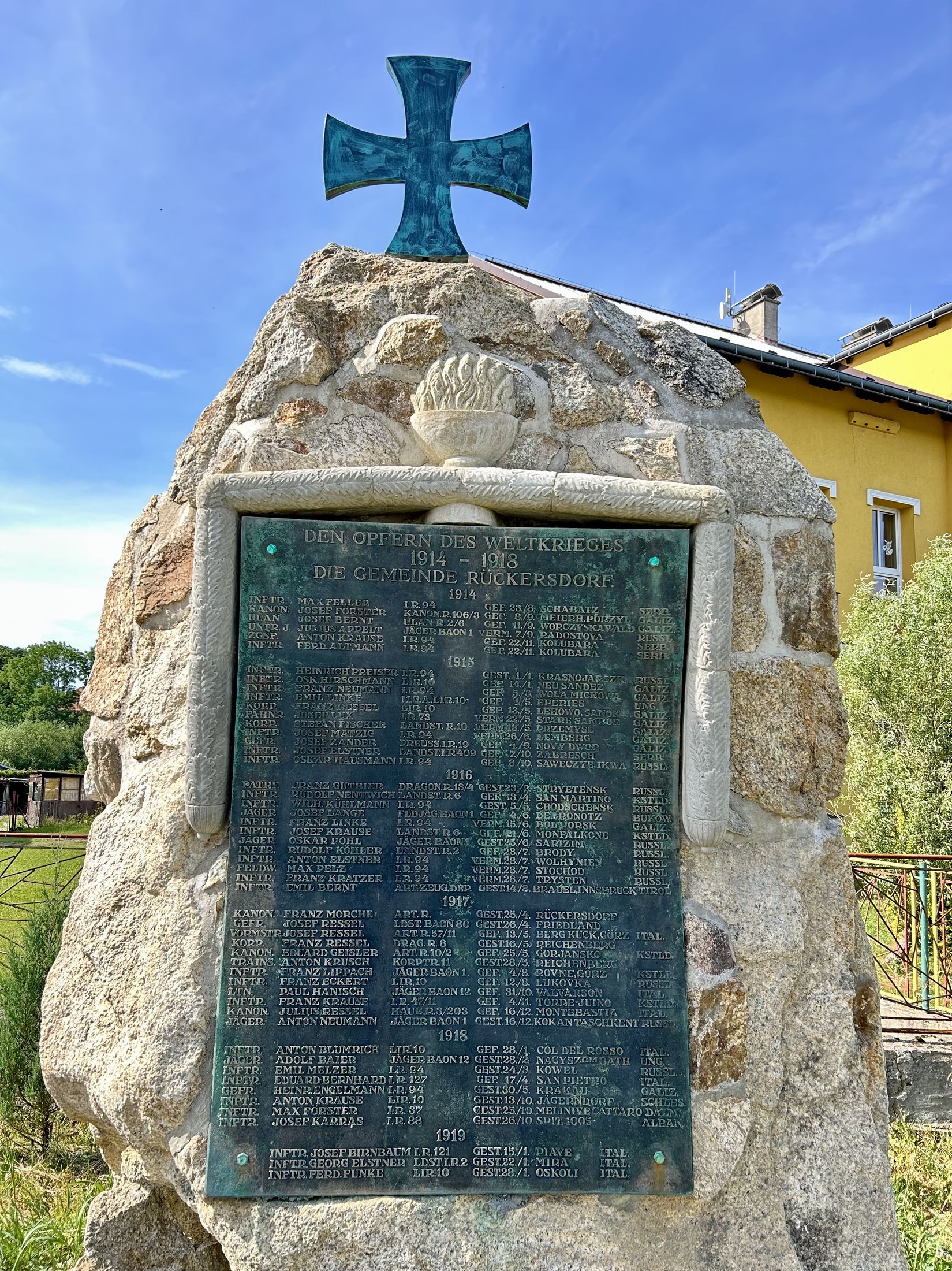 niemieckie pomniki wojenne Czechy