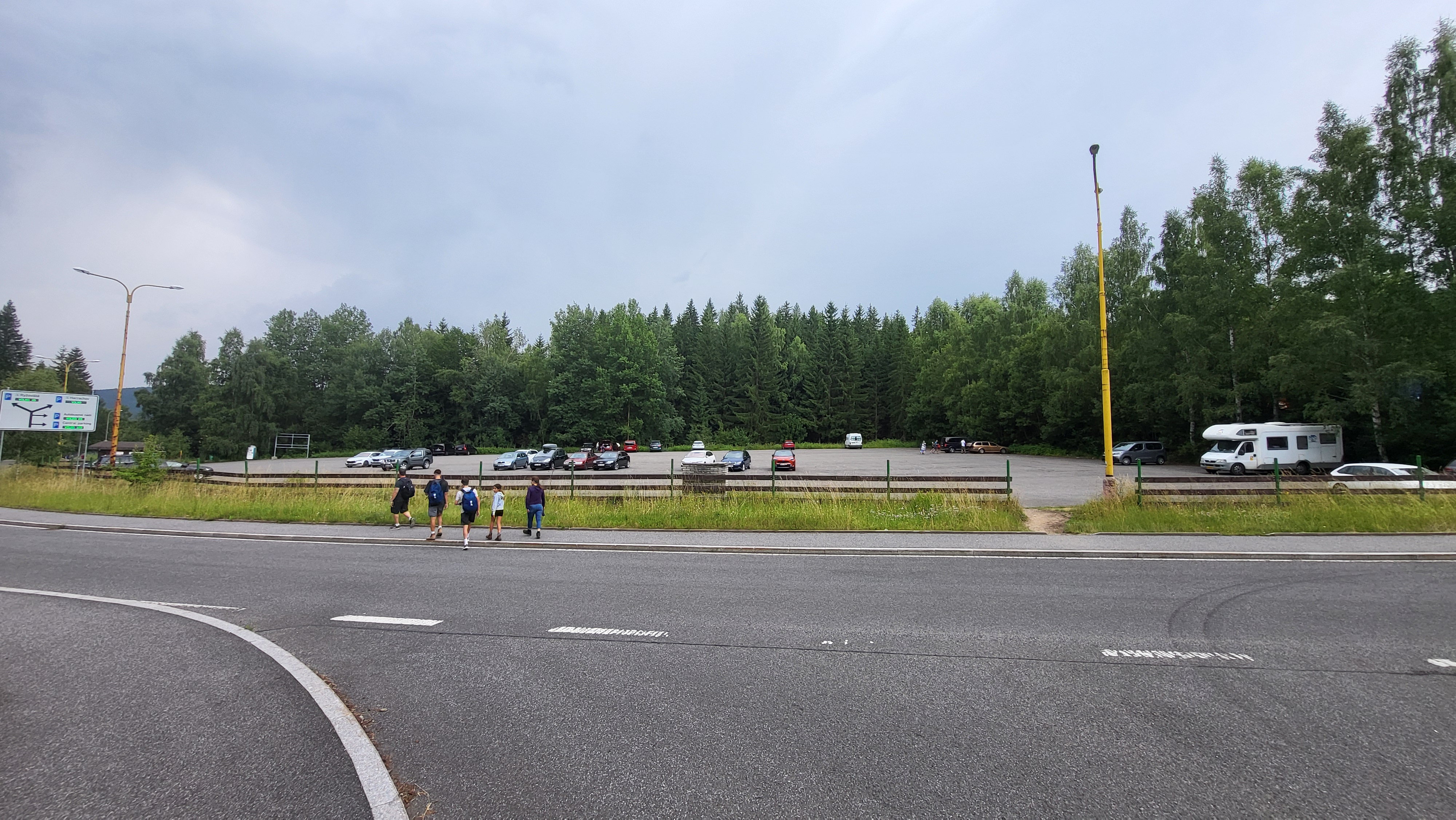 Centrální parkoviště Harrachov foto 2