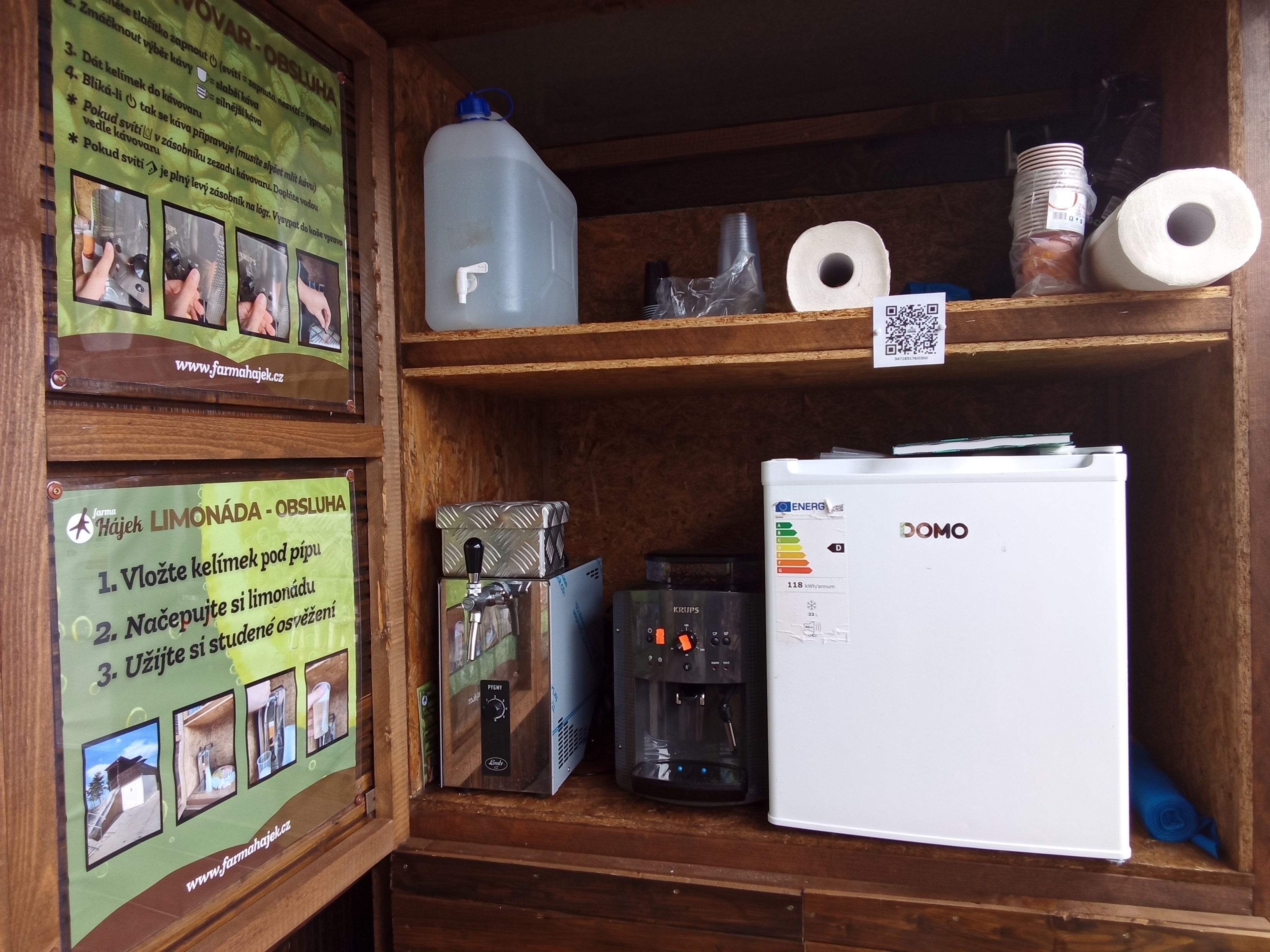 Samoobslužná kavárna farmy Hájek foto 4