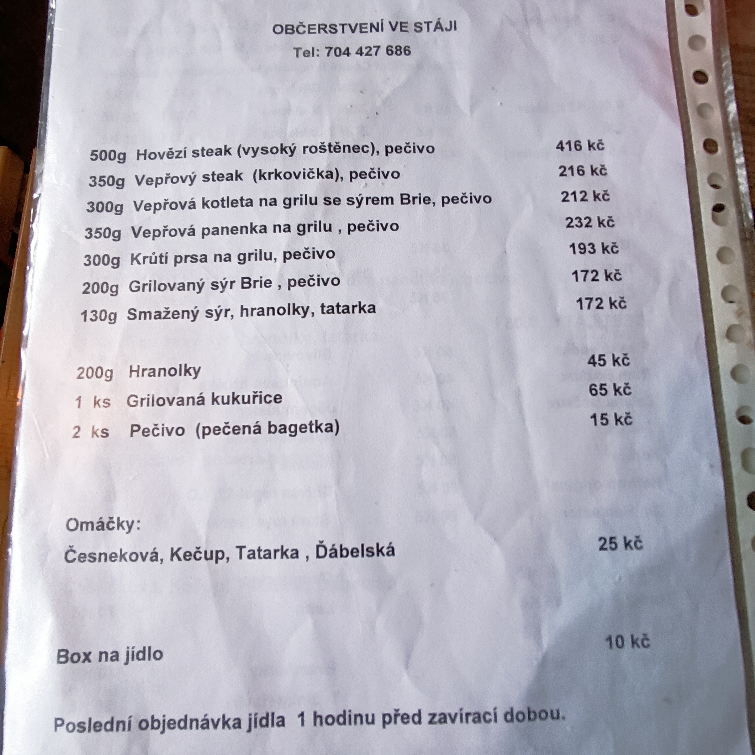 Občerstvení Ve stáji foto 1