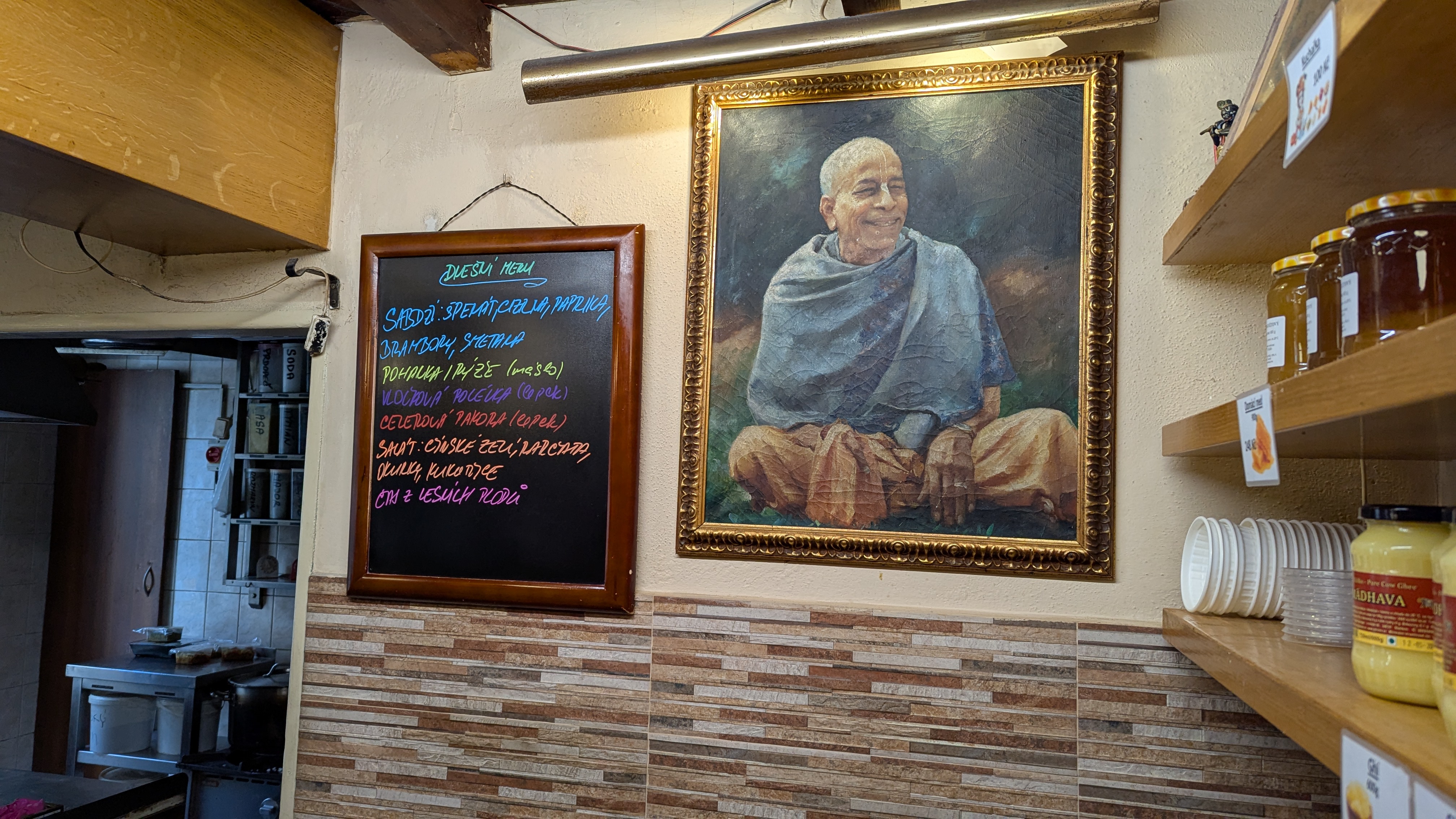 Vegetariánská restaurace Góvinda foto 2