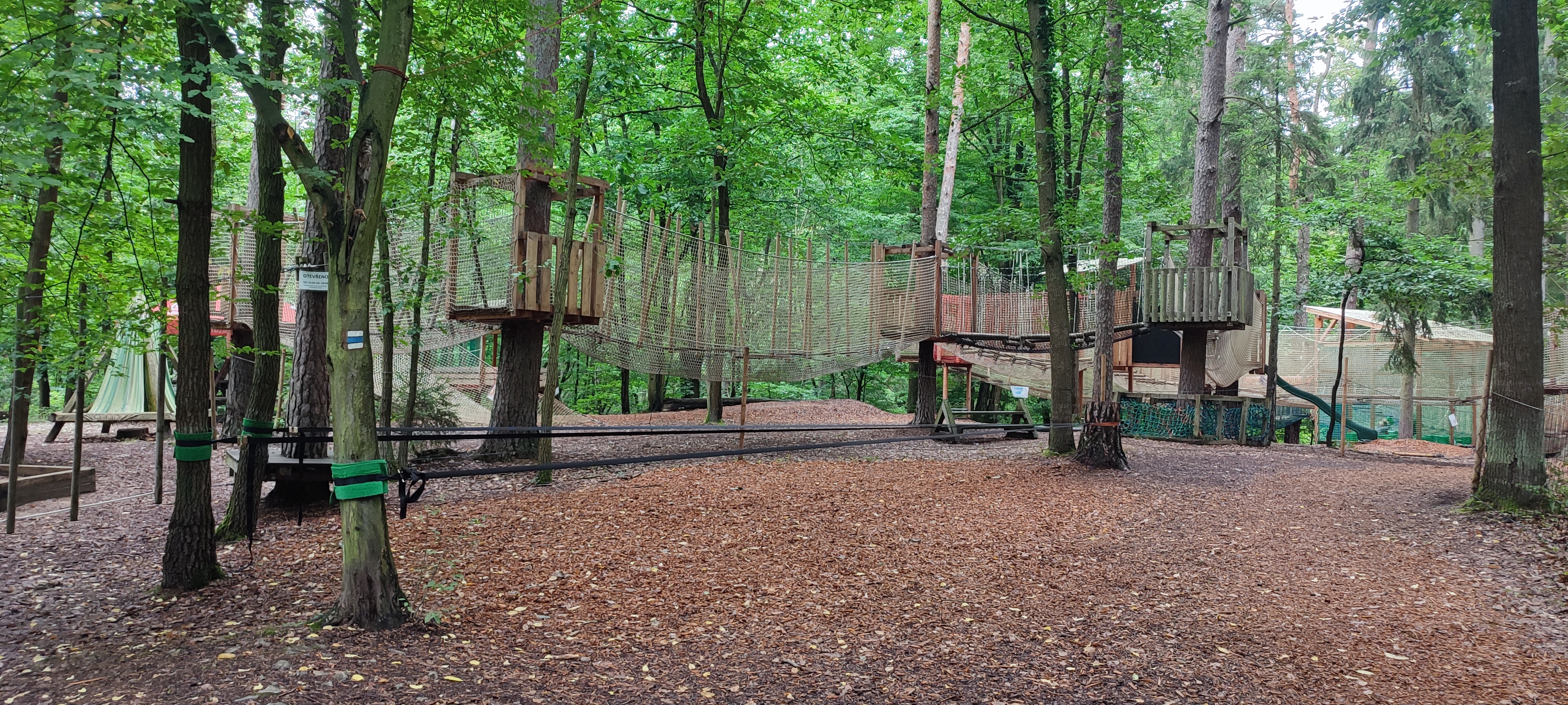 Lanový park Slapy foto 6