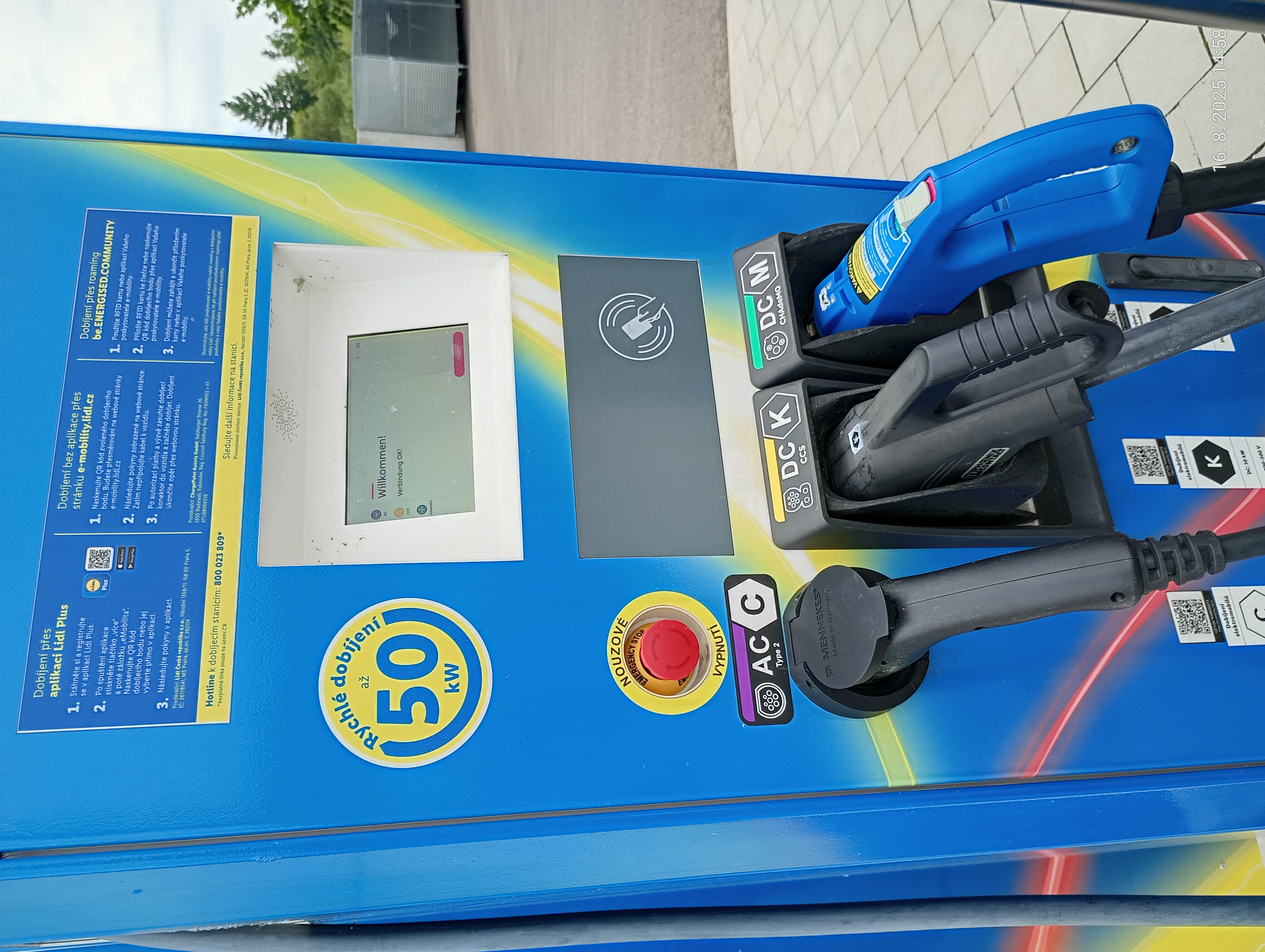 Nabíjecí stanice LIDL foto 5