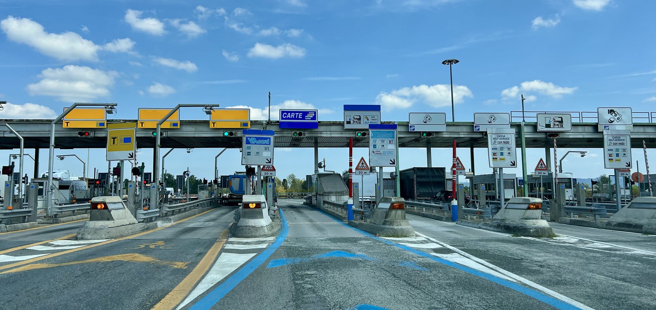 Płatność za autostradę we Włoszech