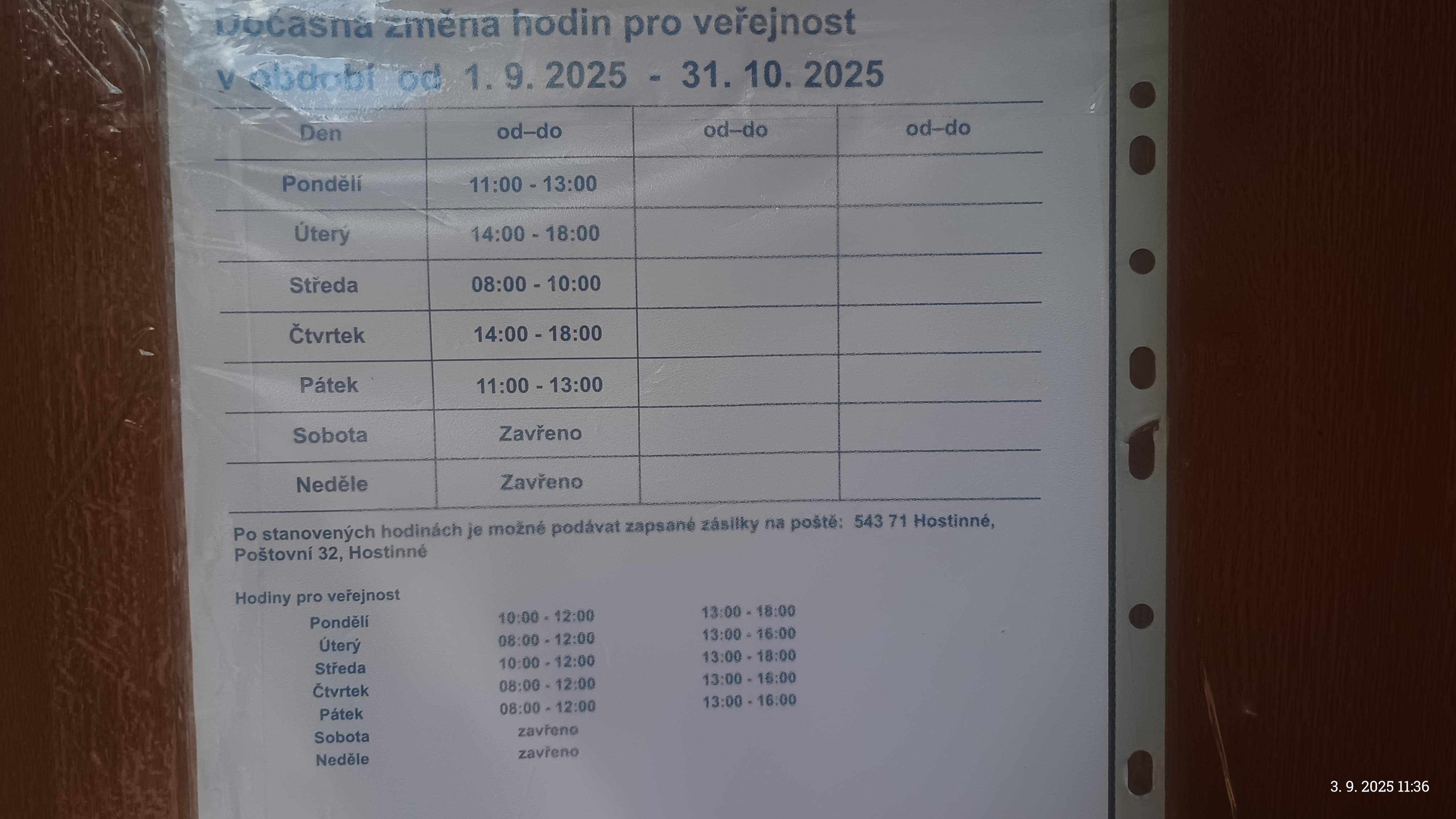 Pošta Dolní Kalná foto 1