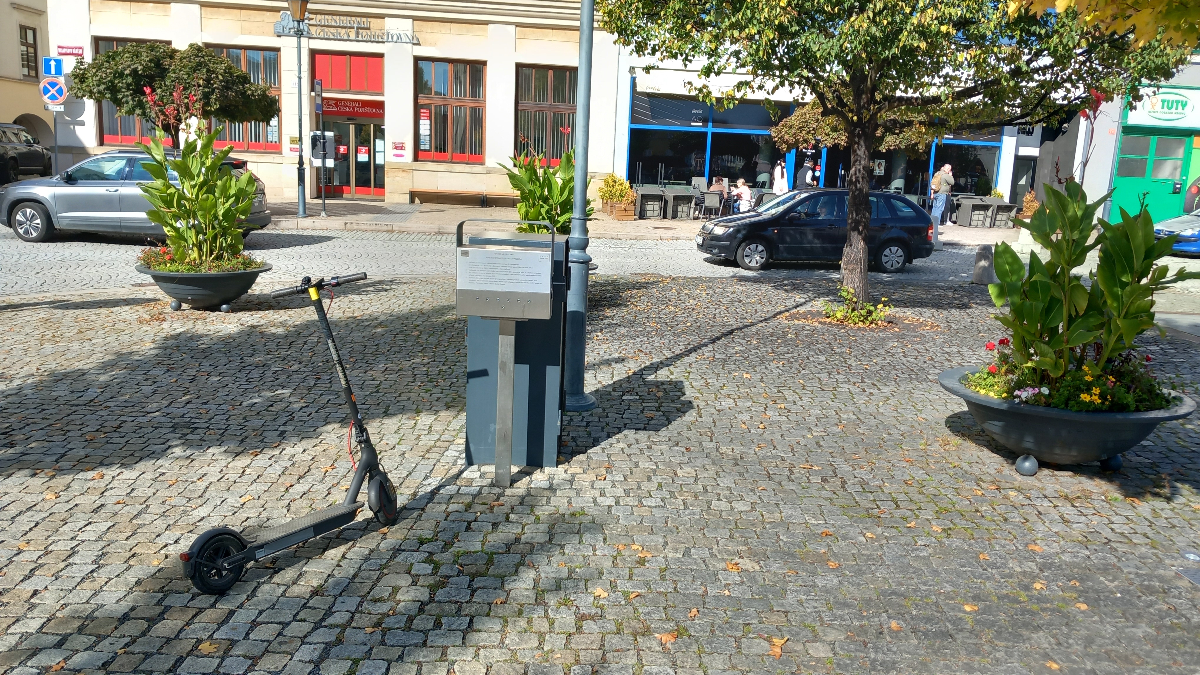 Nabíjecí stancice pro elektrokola Masarykovo náměstí foto 2