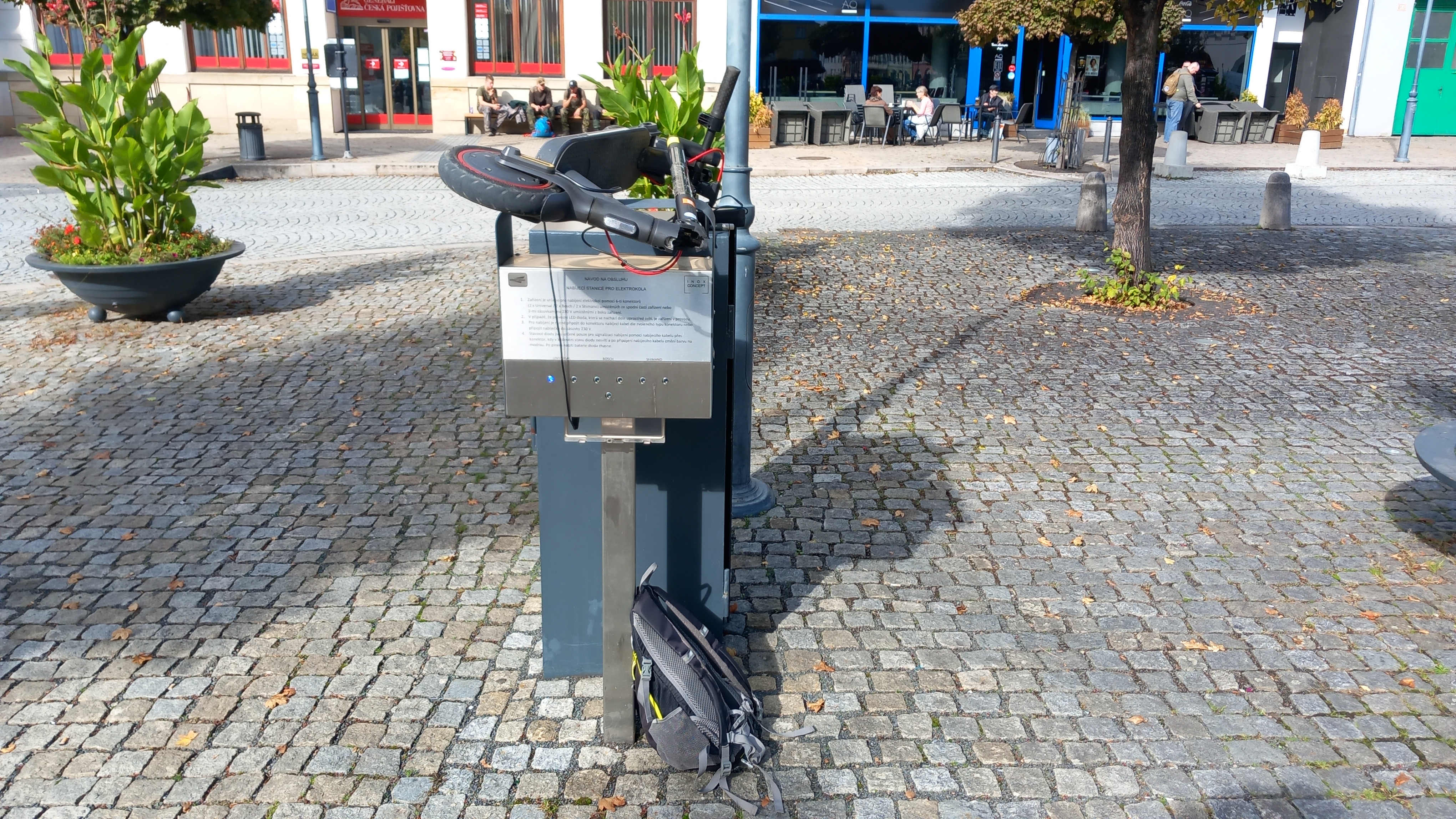 Nabíjecí stancice pro elektrokola Masarykovo náměstí foto 3