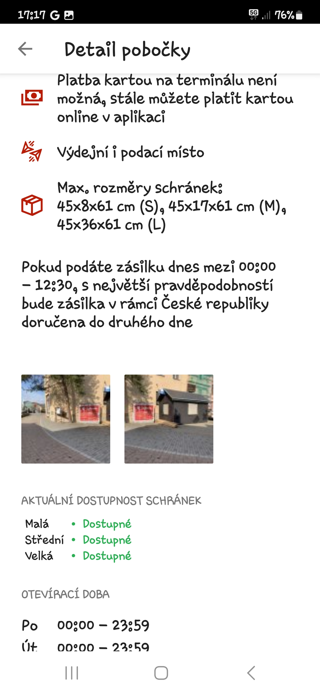 Zásilkovna foto 2