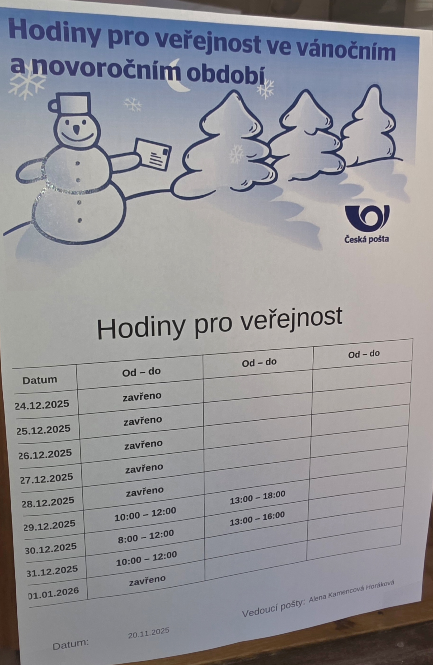 Pošta Bílovice u Uherského Hradiště foto 2