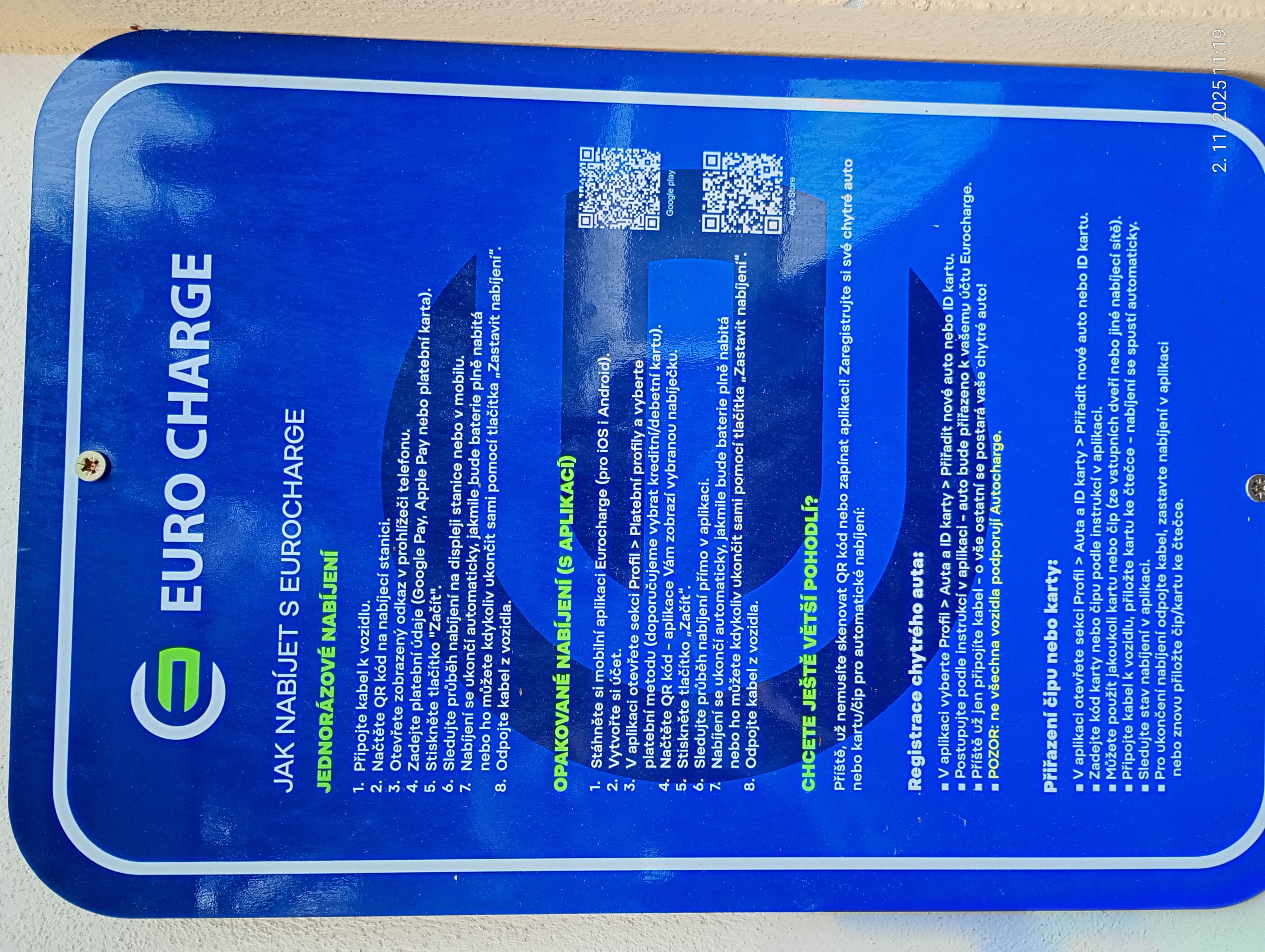 Dobíjecí stanice Eurocharge foto 5