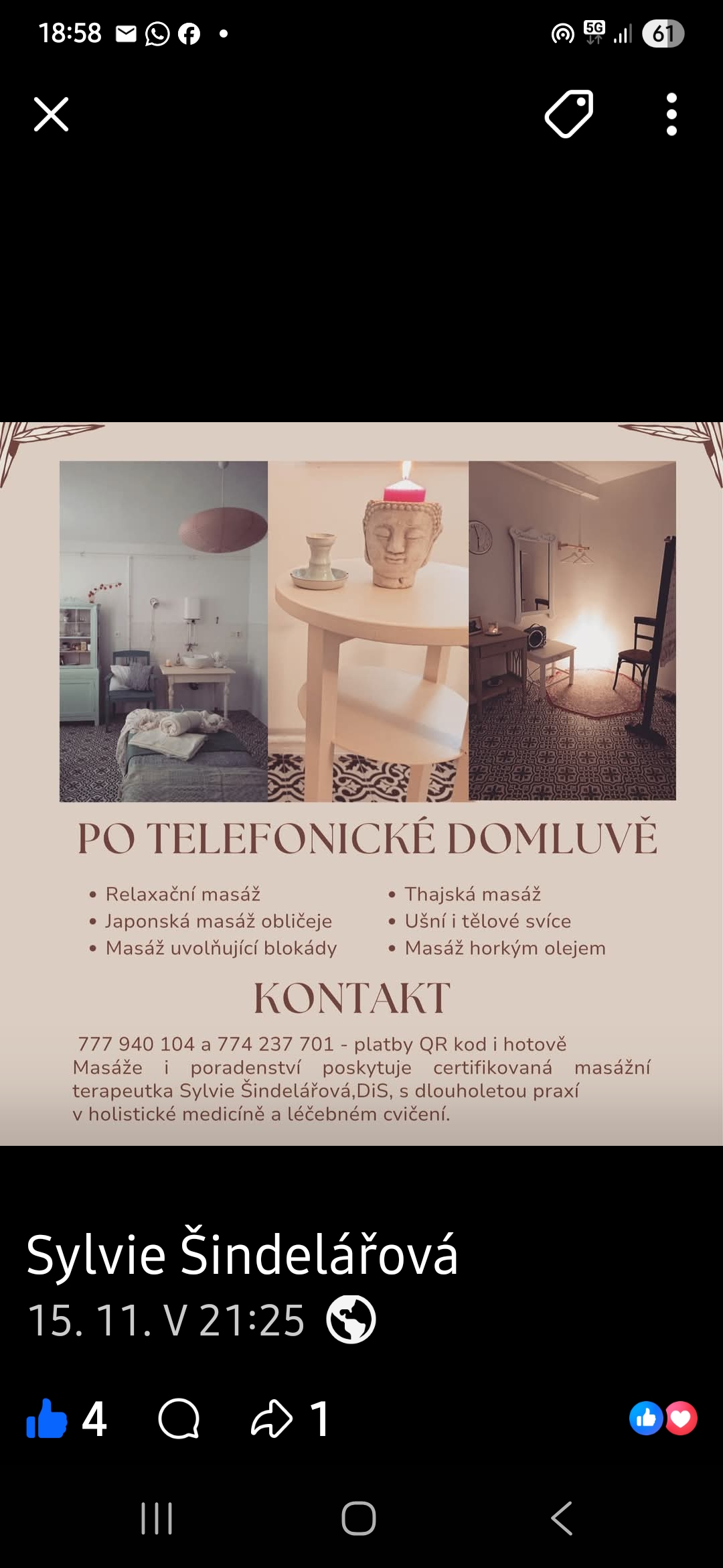 Studio No°7A - masáže a péče o zdraví foto 6