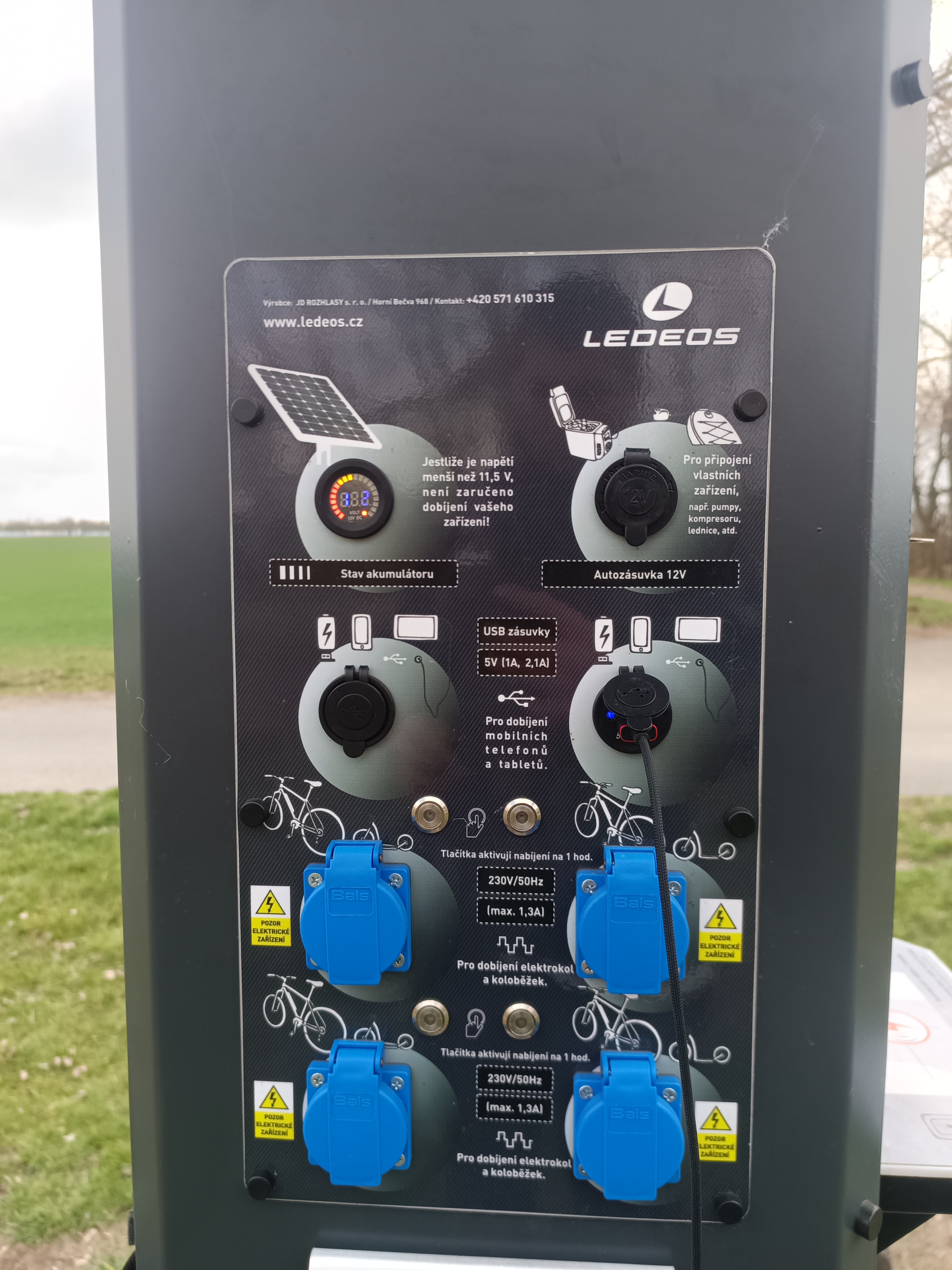 Dobíjecí stanice pro elektrokola Březí foto 6